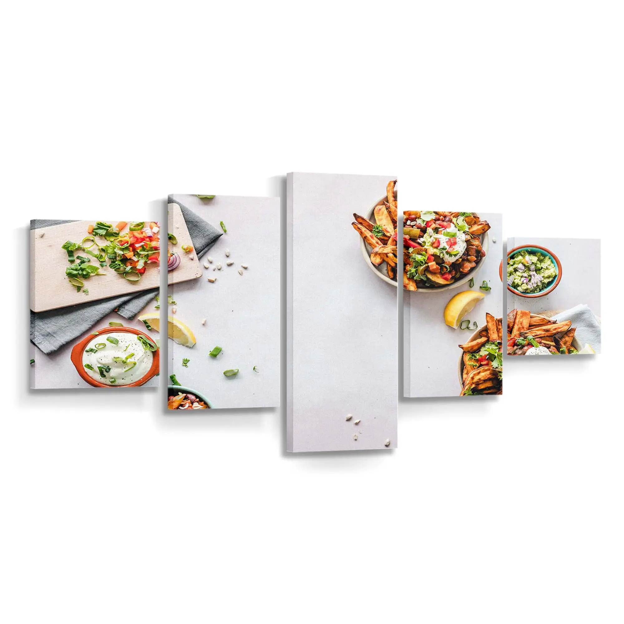 Frisch Zubereitete Mahlzeit Leinwandbild