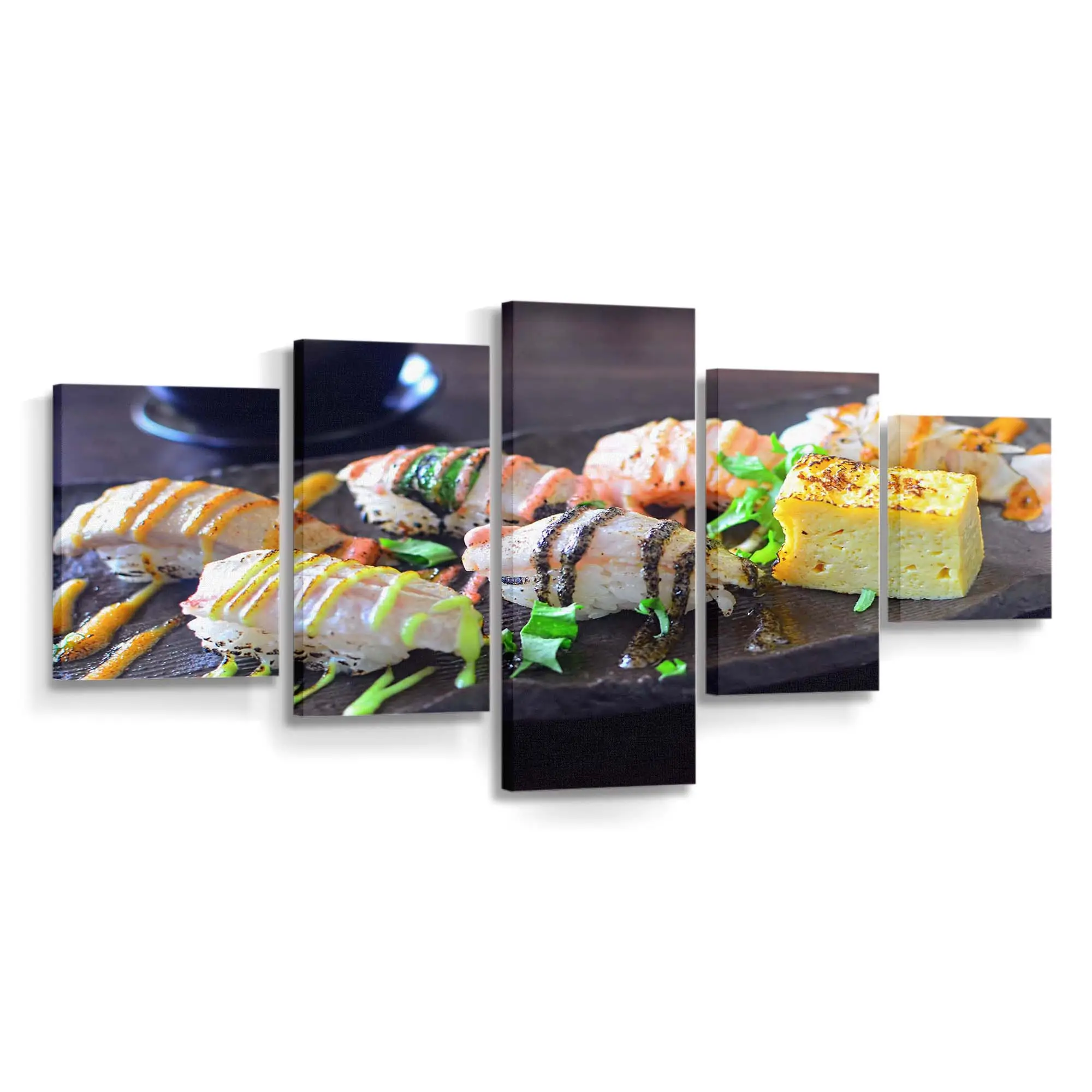 Japanische Sushi-platte Leinwandbild