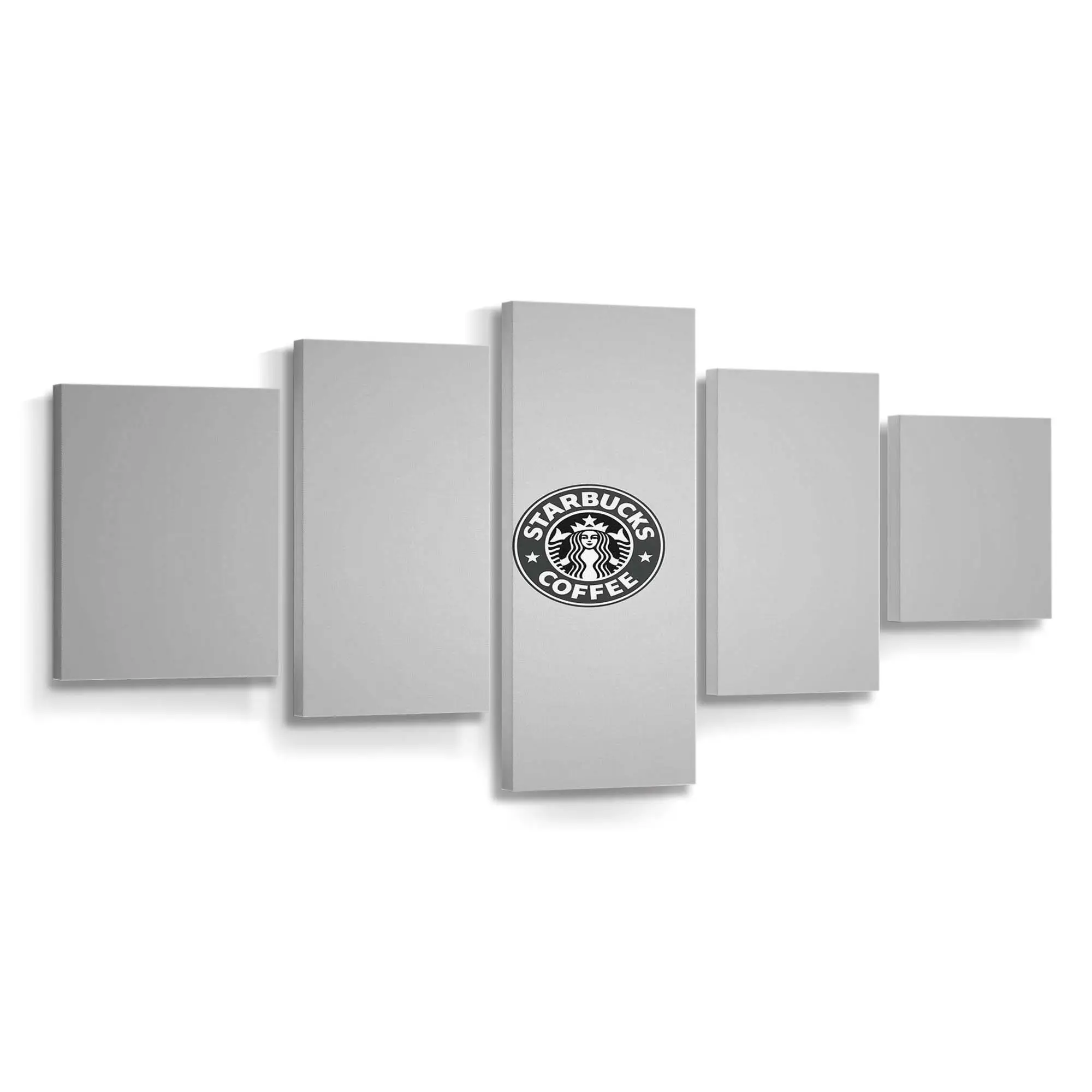 Minimalistisches Starbucks Kaffeetassen-design Leinwandbild