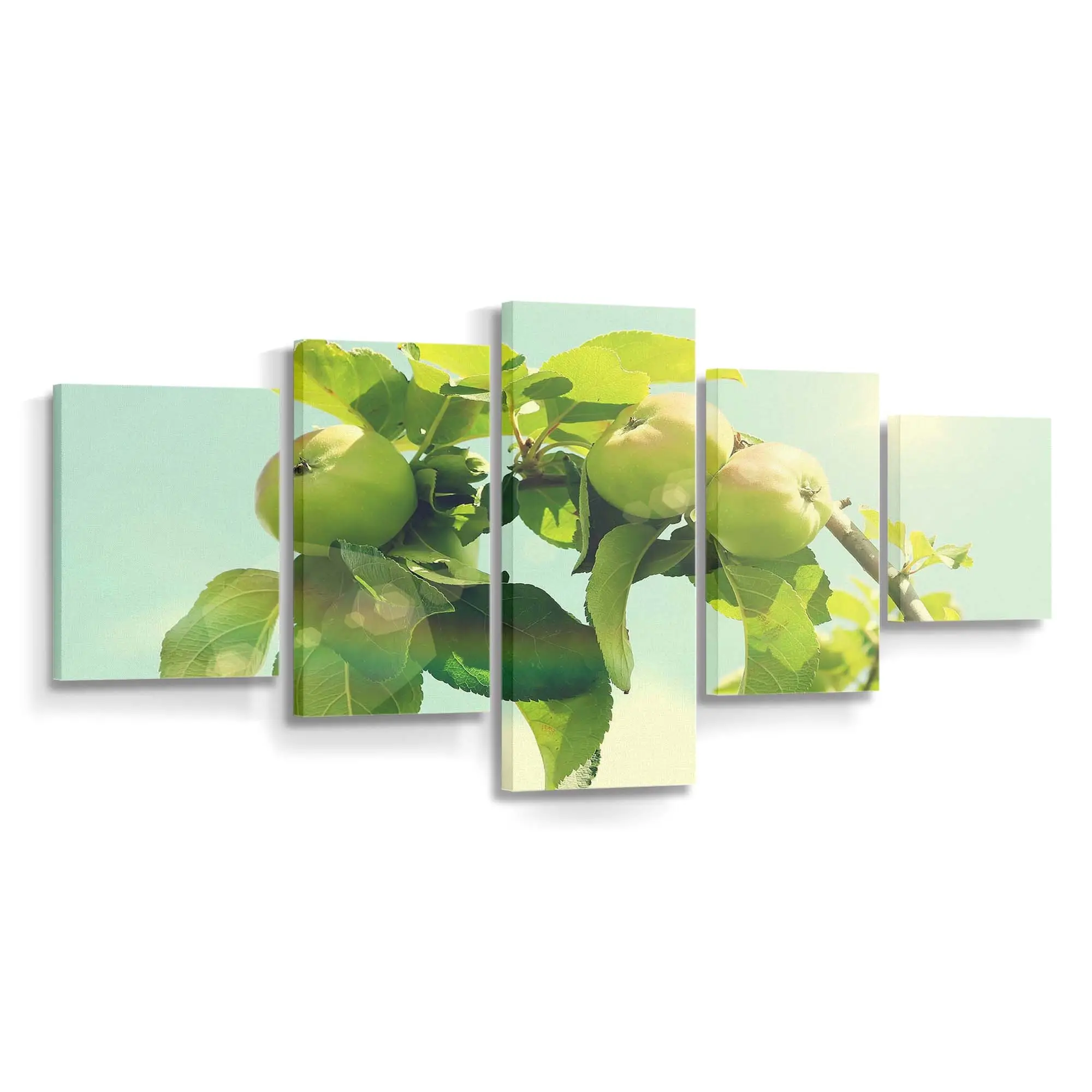 Reife Äpfel Am Baum Leinwandbild