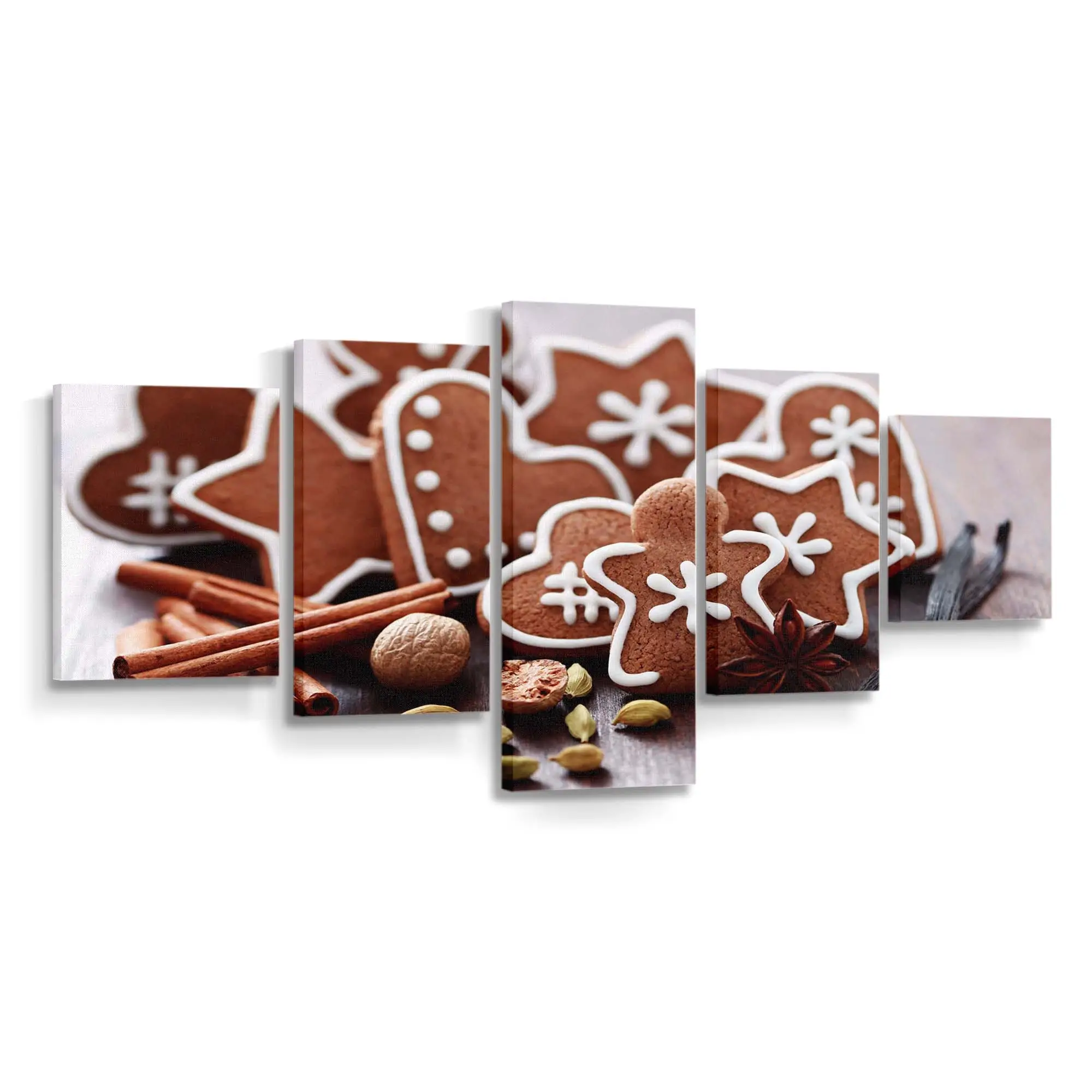 Traditionelle Lebkuchenmnnchen Zu Weihnachten Leinwandbild