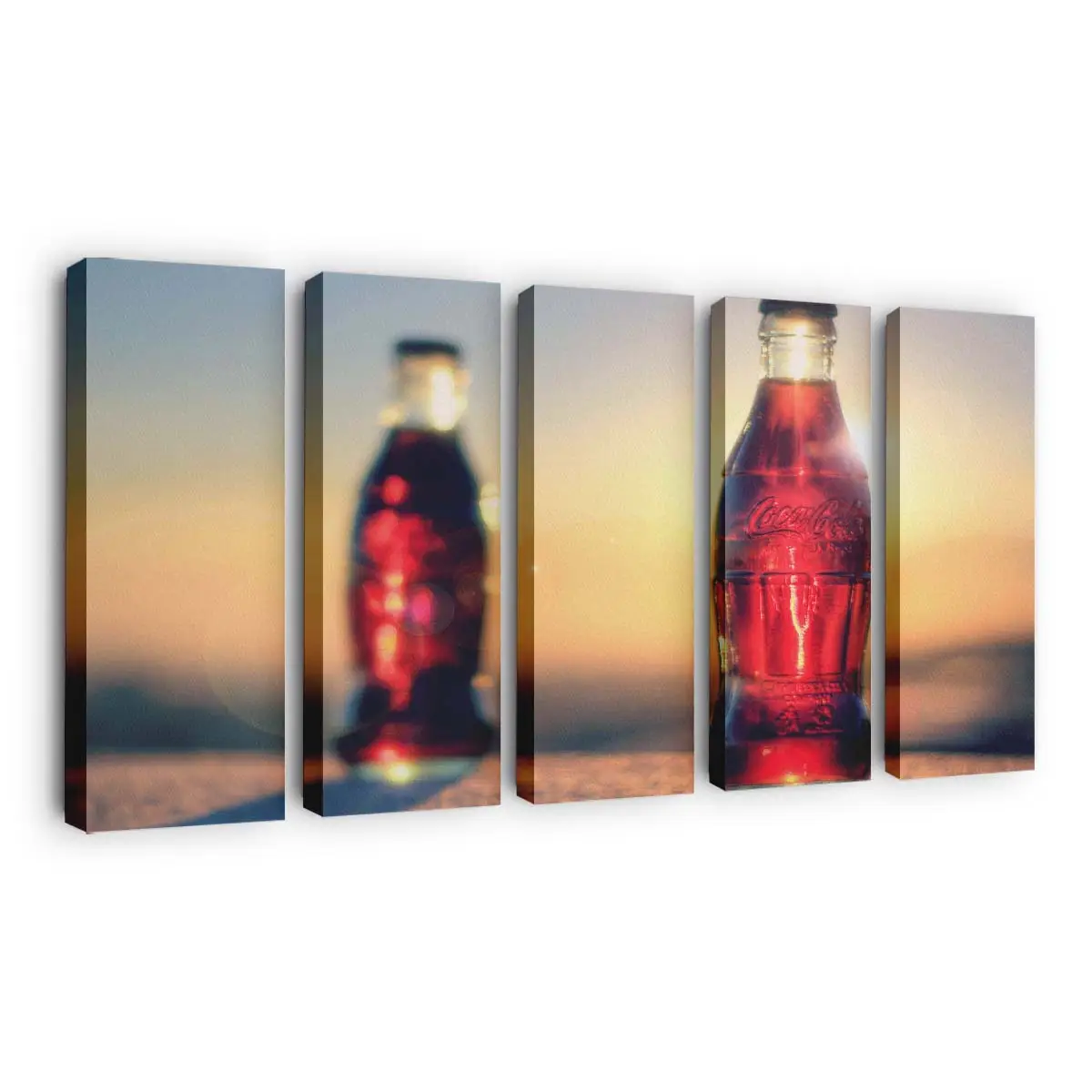 Klassisches Erfrischendes Coca-Cola Getränk Leinwandbild