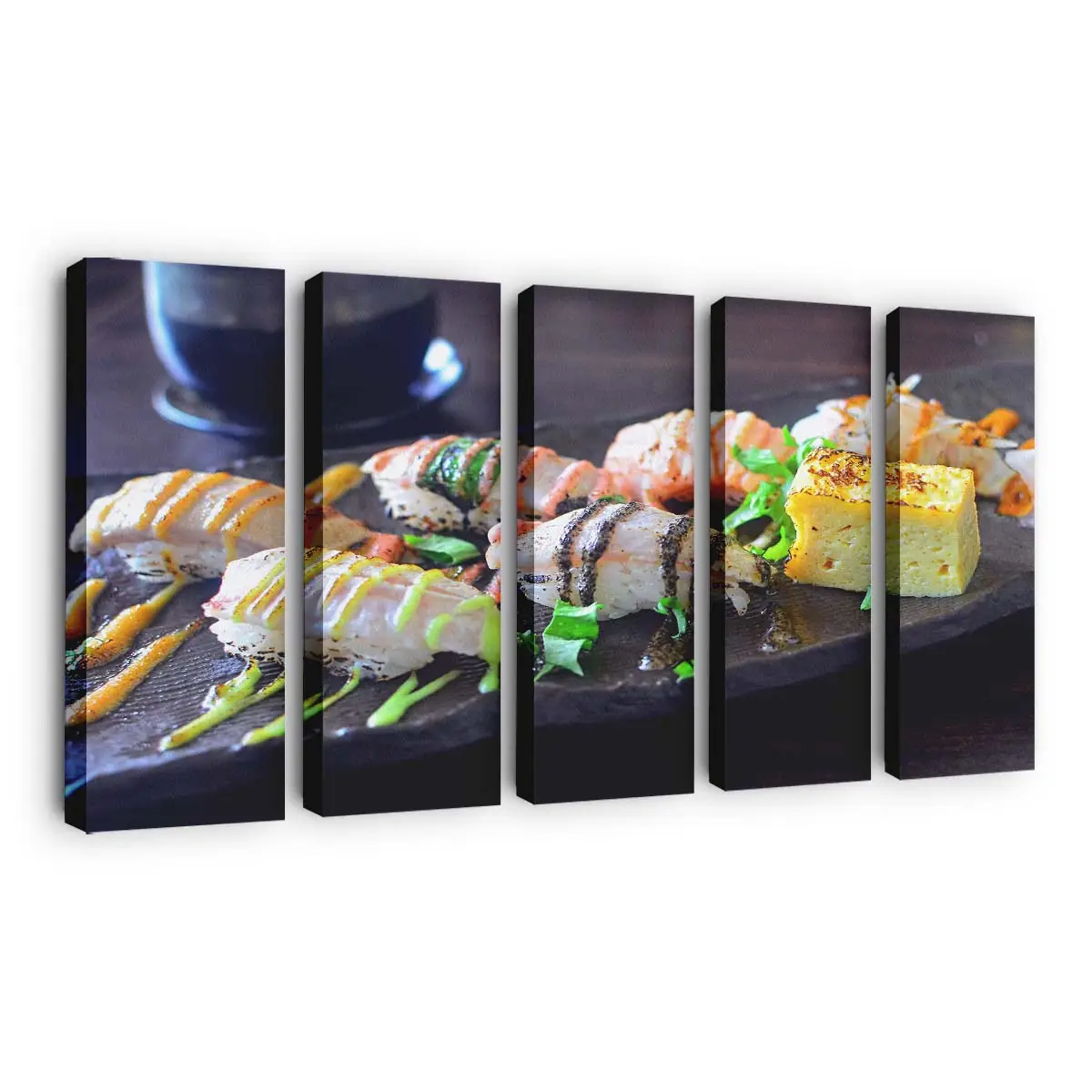 Japanische Sushi-platte Leinwandbild