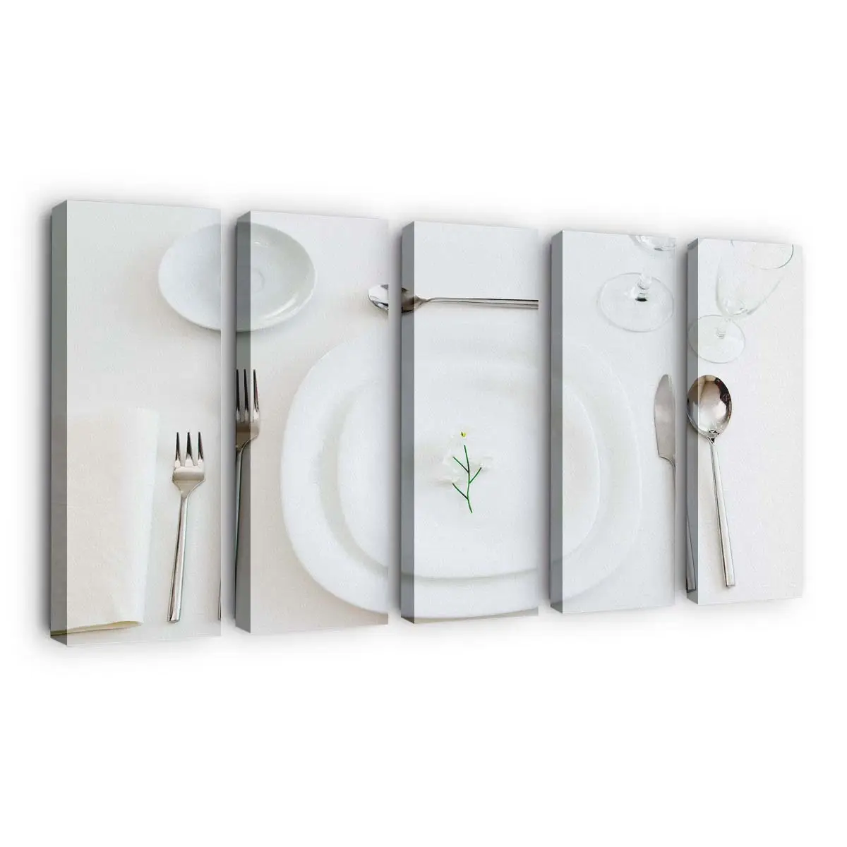 Gourmet-essen auf einem Teller Leinwandbild