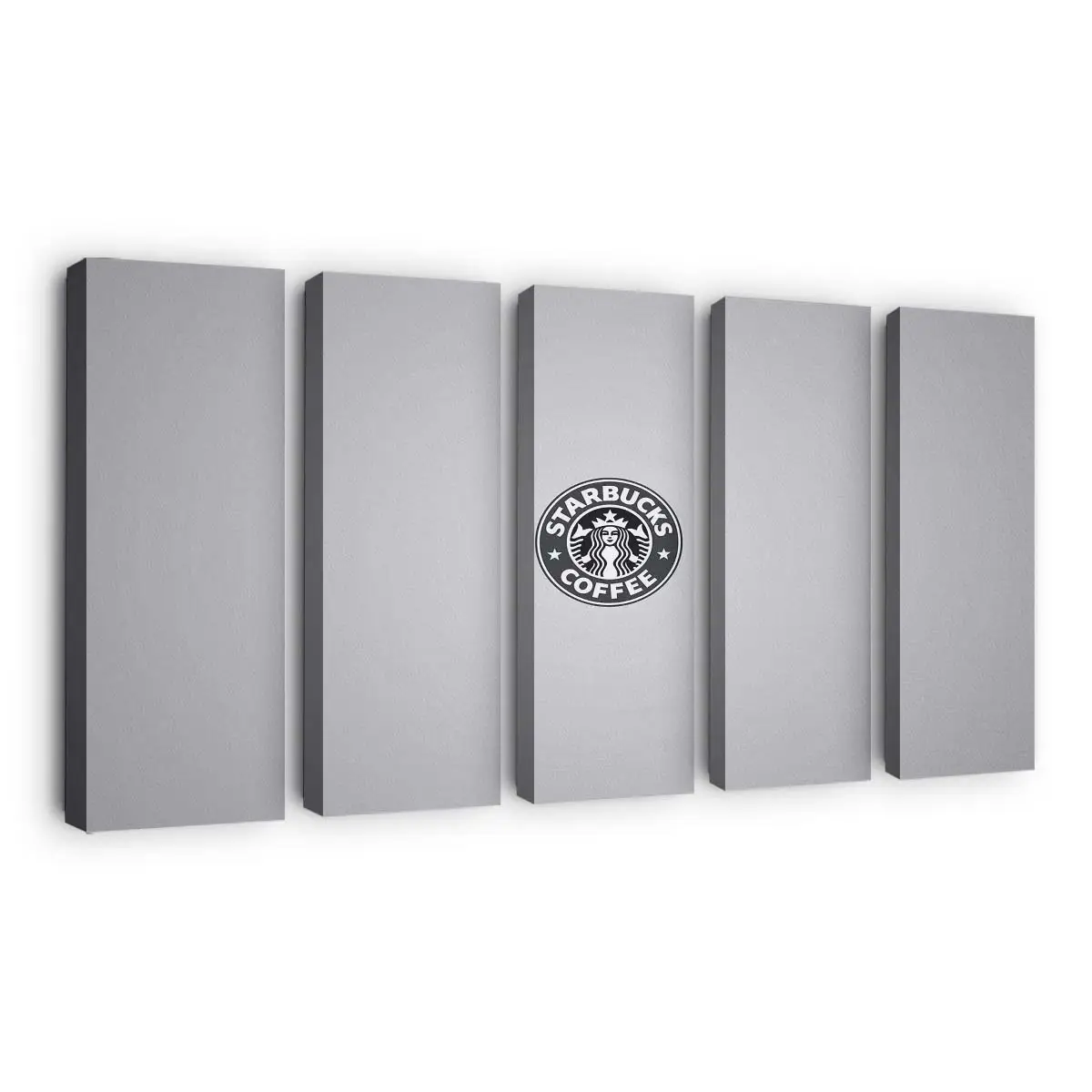 Minimalistisches Starbucks Kaffeetassen-design Leinwandbild