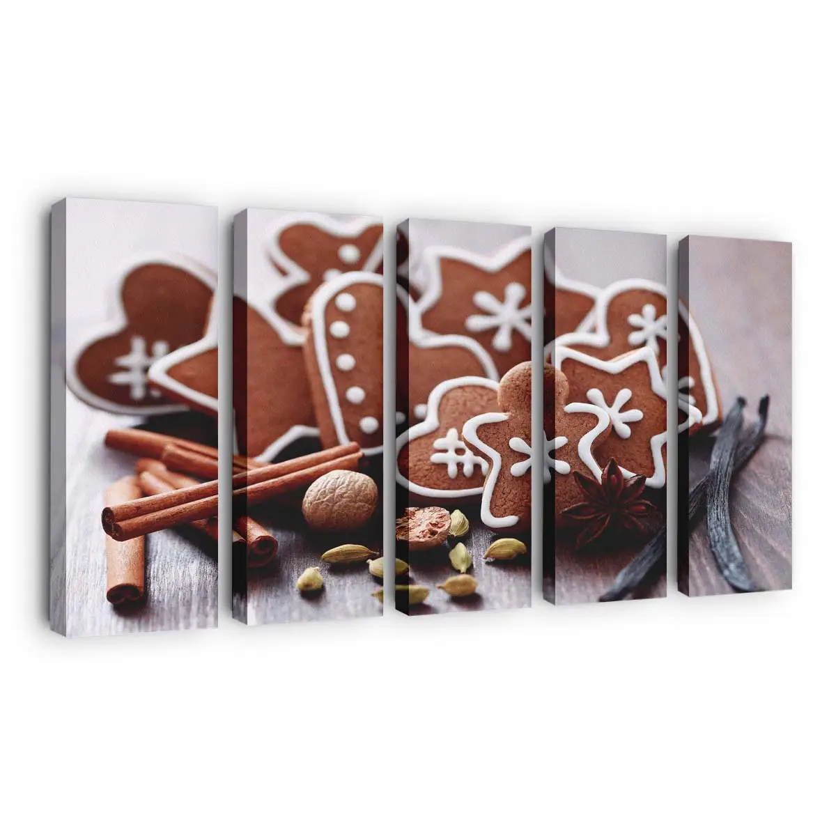 Traditionelle Lebkuchenmnnchen Zu Weihnachten Leinwandbild