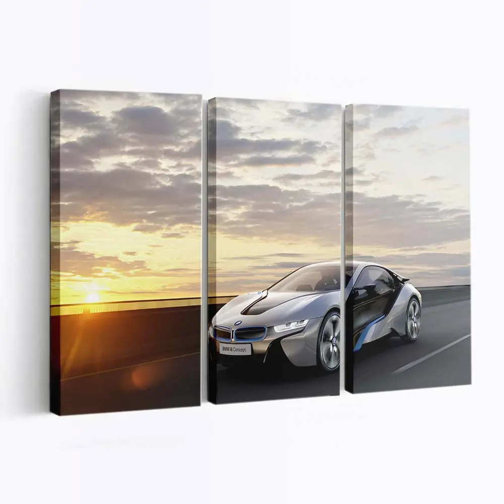 BMW i8 Hybrid Concept-Car – Concept Car Leinwandbild