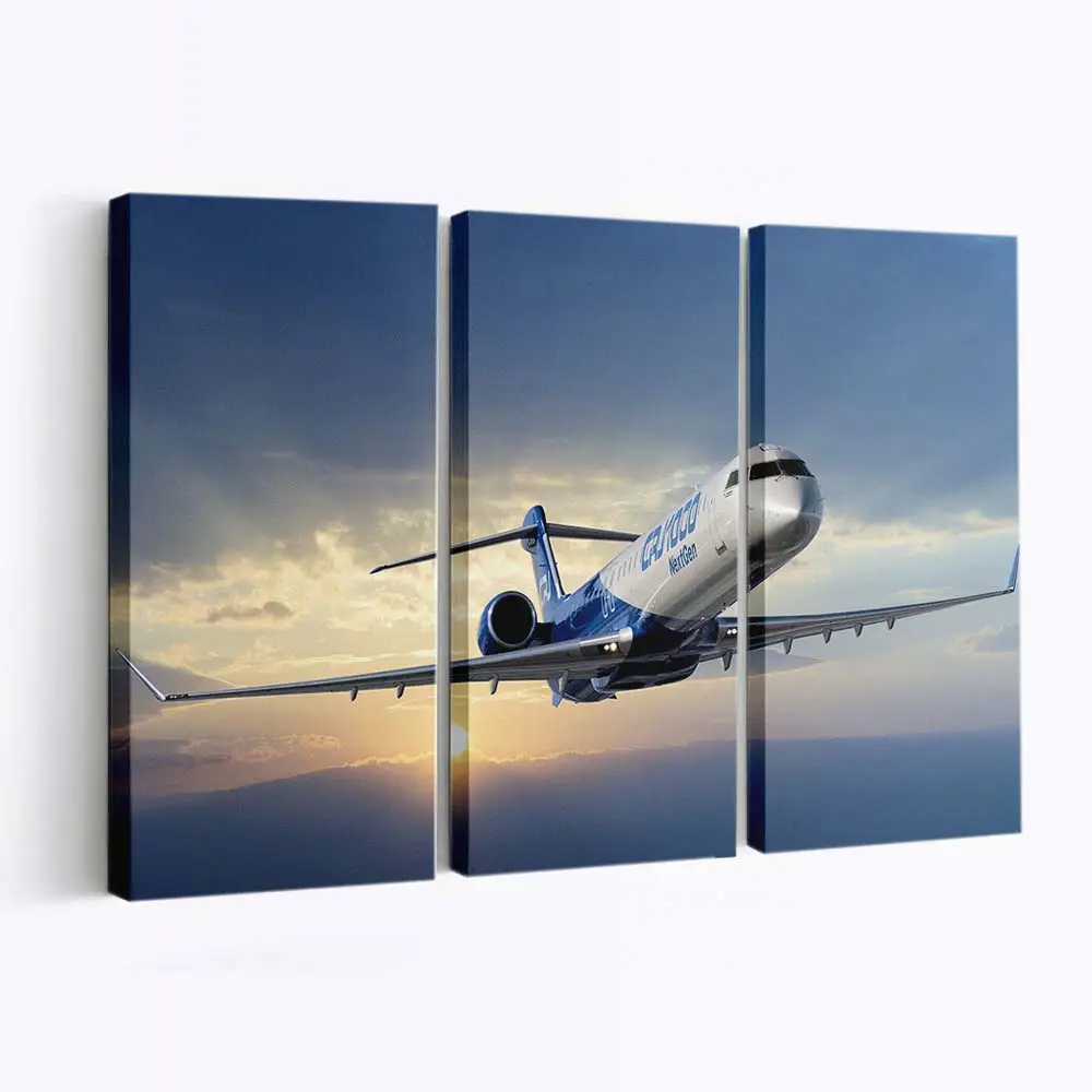 Bombardier CRJ 1000 – Luftfahrt Wandbild