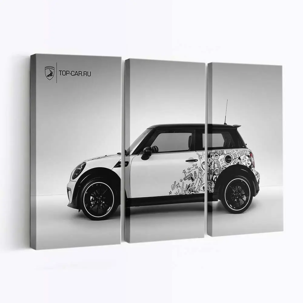 MINI Cooper S Bully Urban Street Style – Custom Car Wandbild