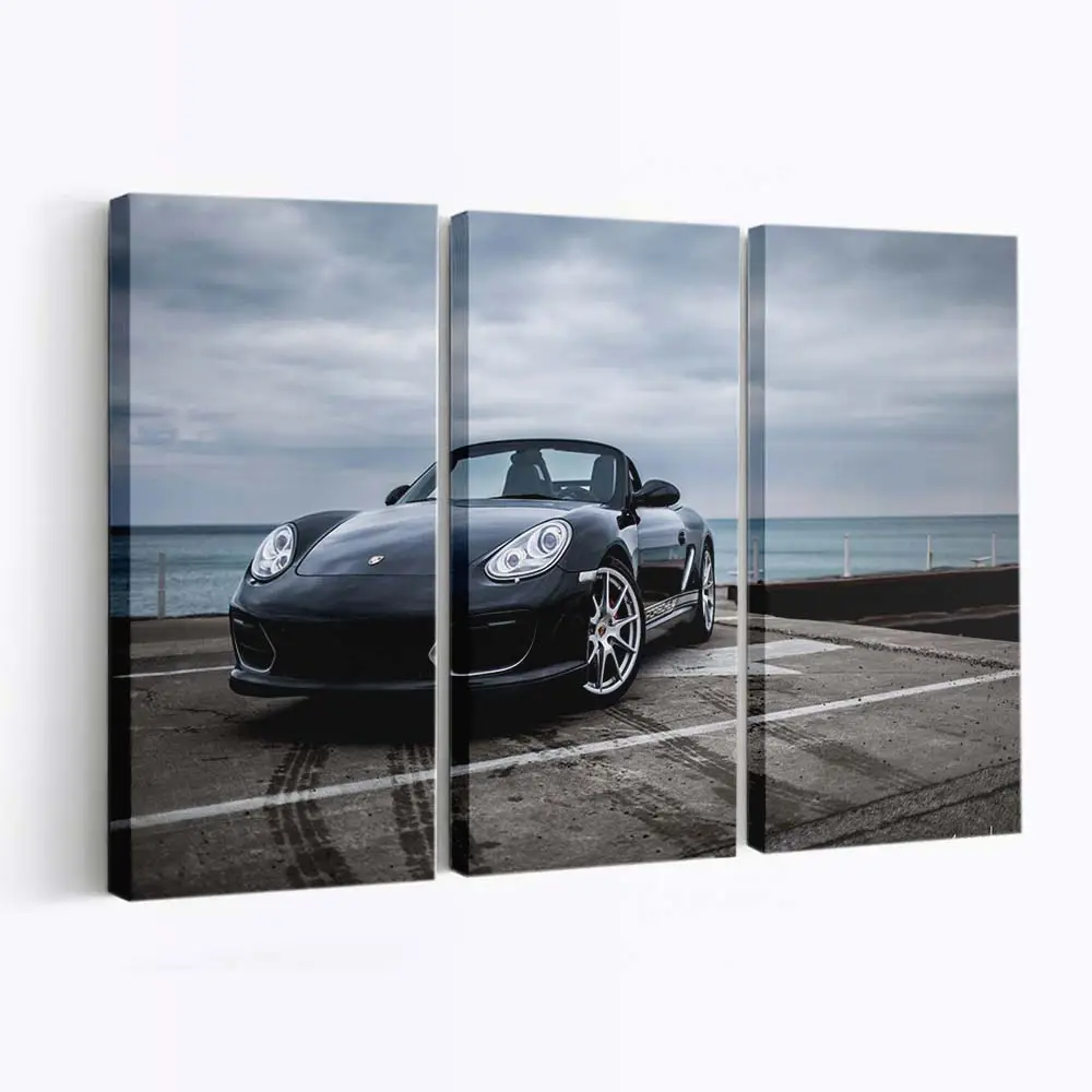 Porsche Boxster Spyder Cabrio – Sportwagen Leinwandbild