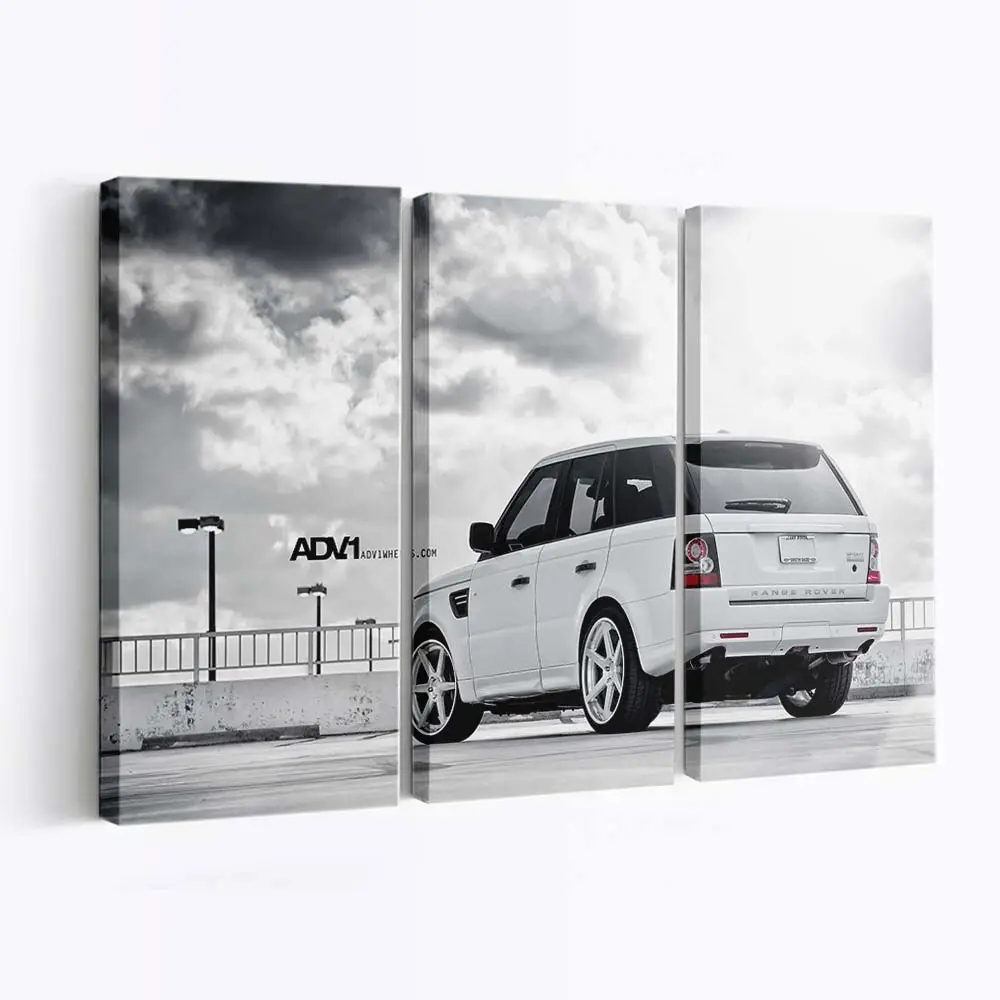 Range Rover Luxus-SUV mit ADV.1 Felgen – SUV Leinwandbild