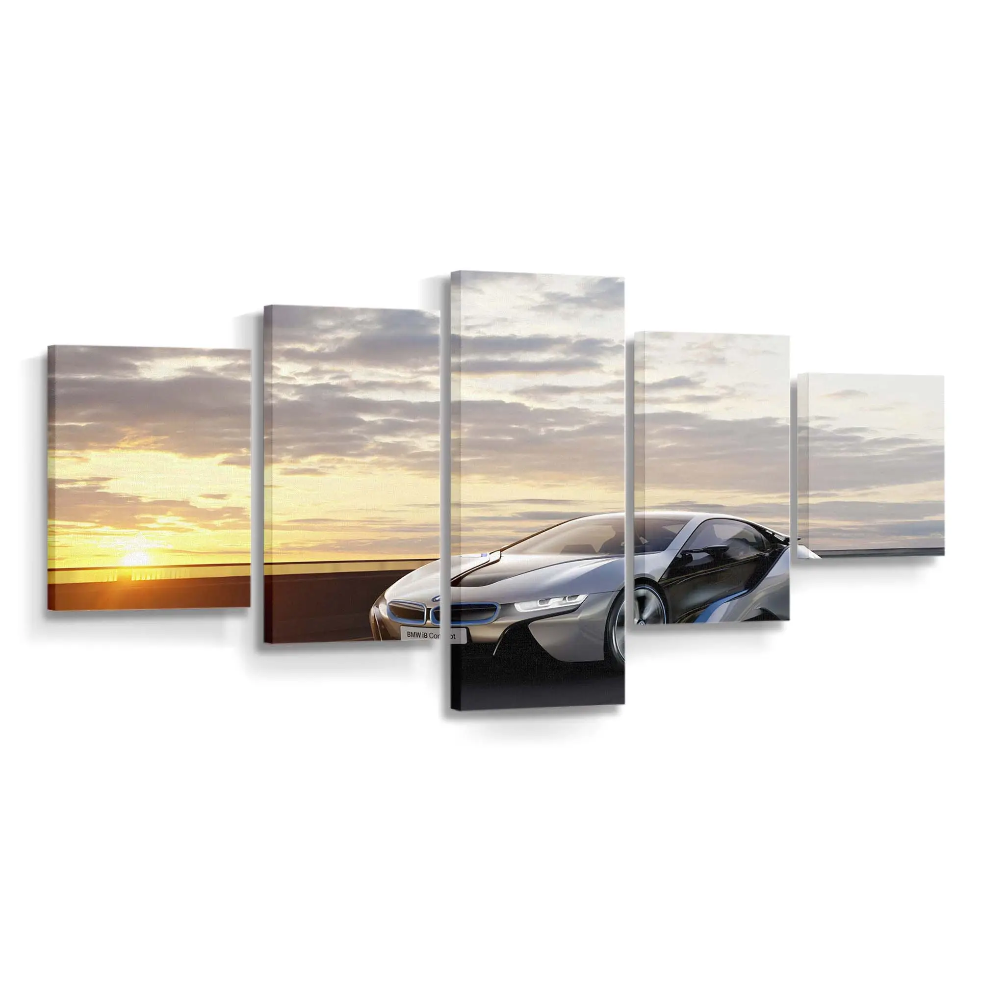 BMW i8 Hybrid Concept-Car – Concept Car Leinwandbild