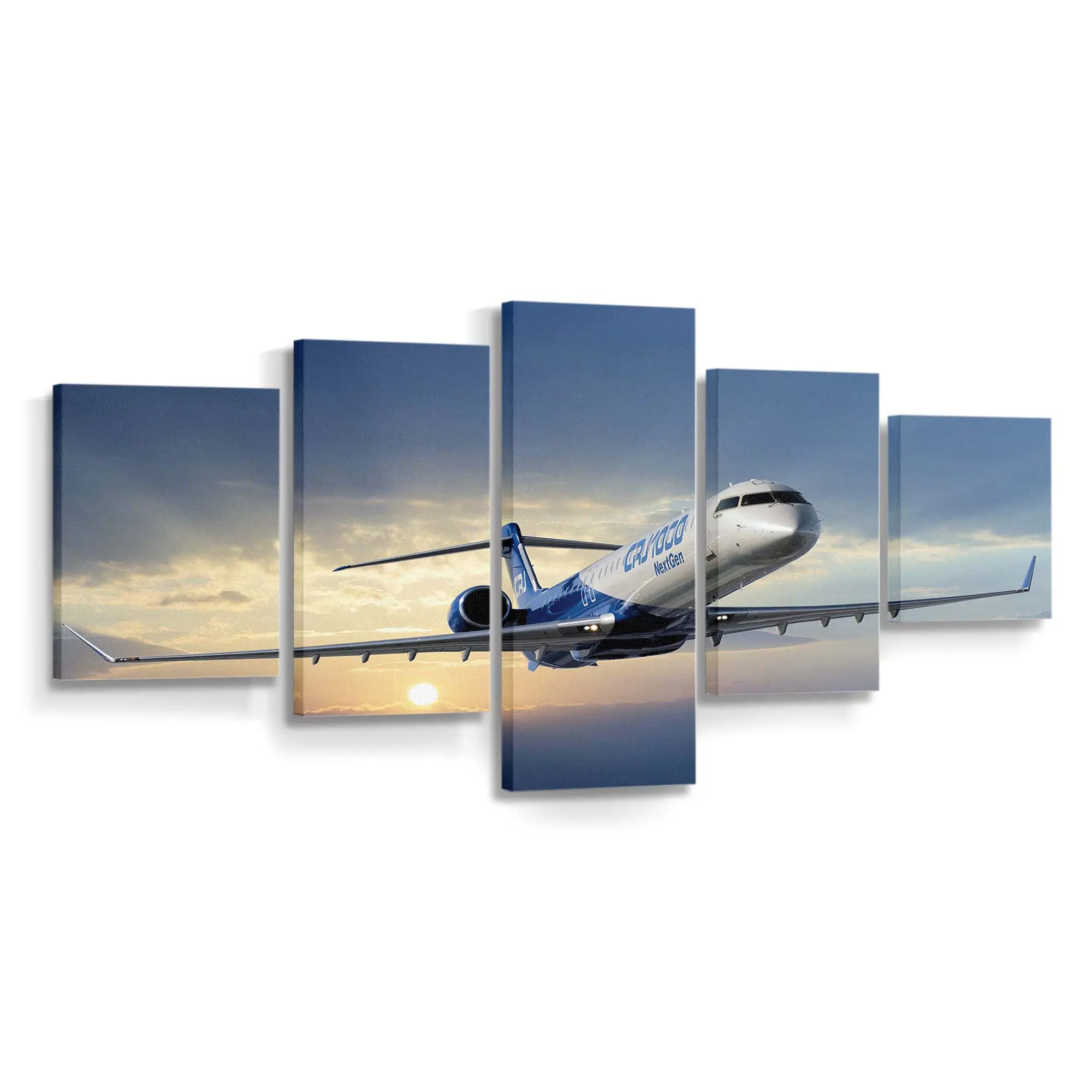 Bombardier CRJ 1000 – Luftfahrt Wandbild