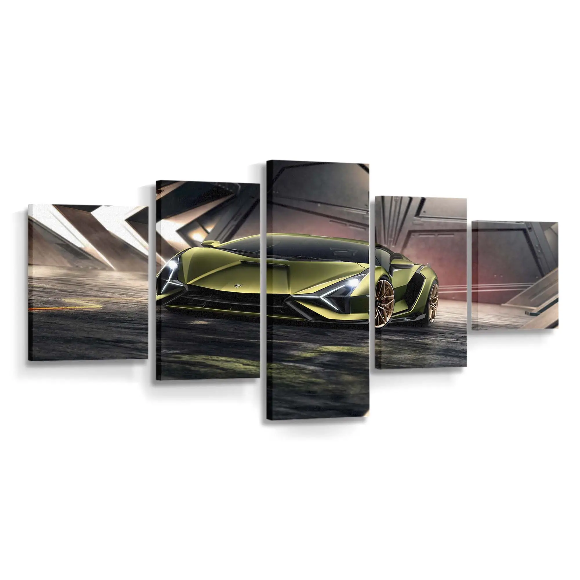 Limitierter Lamborghini Sian Hybrid – Sportwagen Leinwandbild
