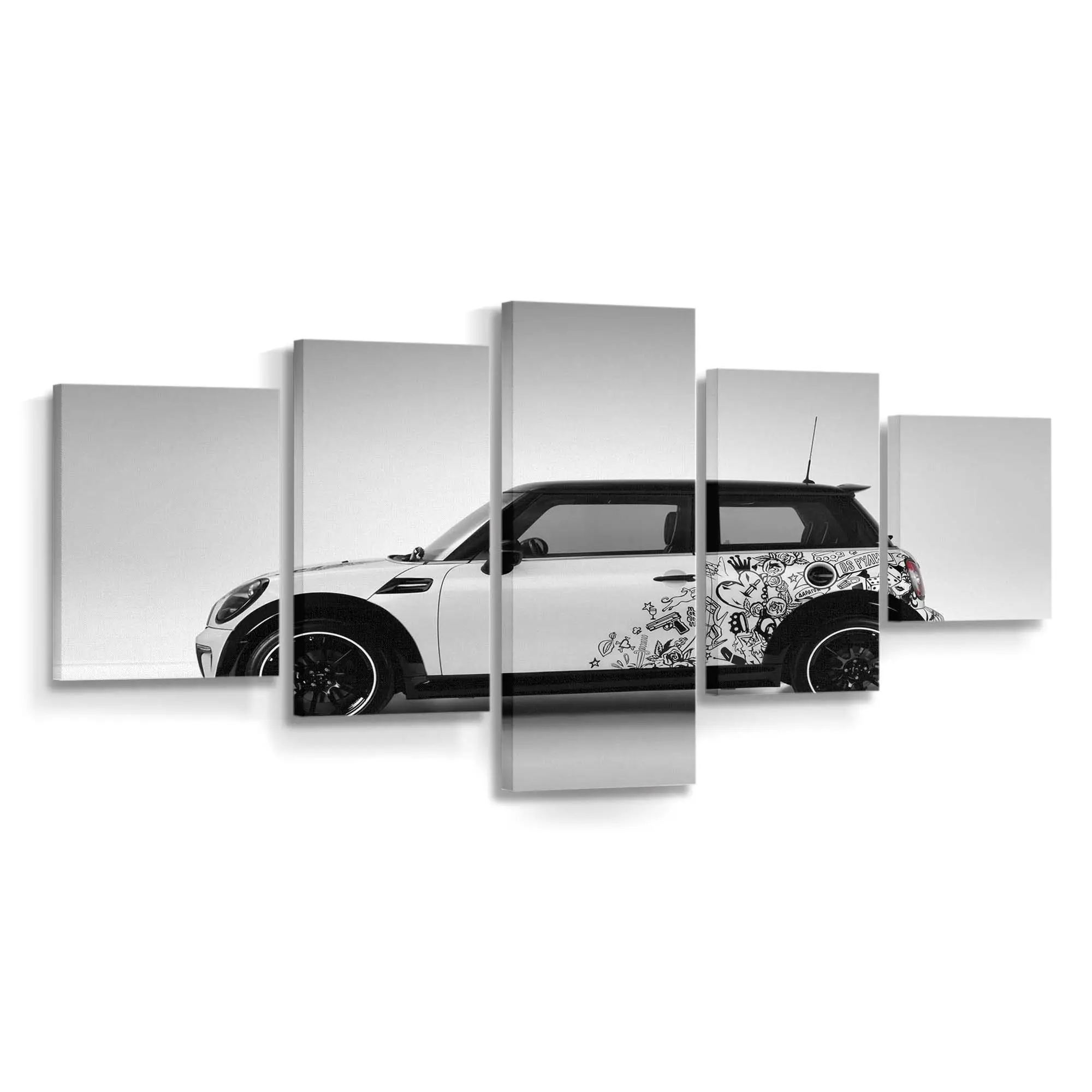 MINI Cooper S Bully Urban Street Style – Custom Car Wandbild