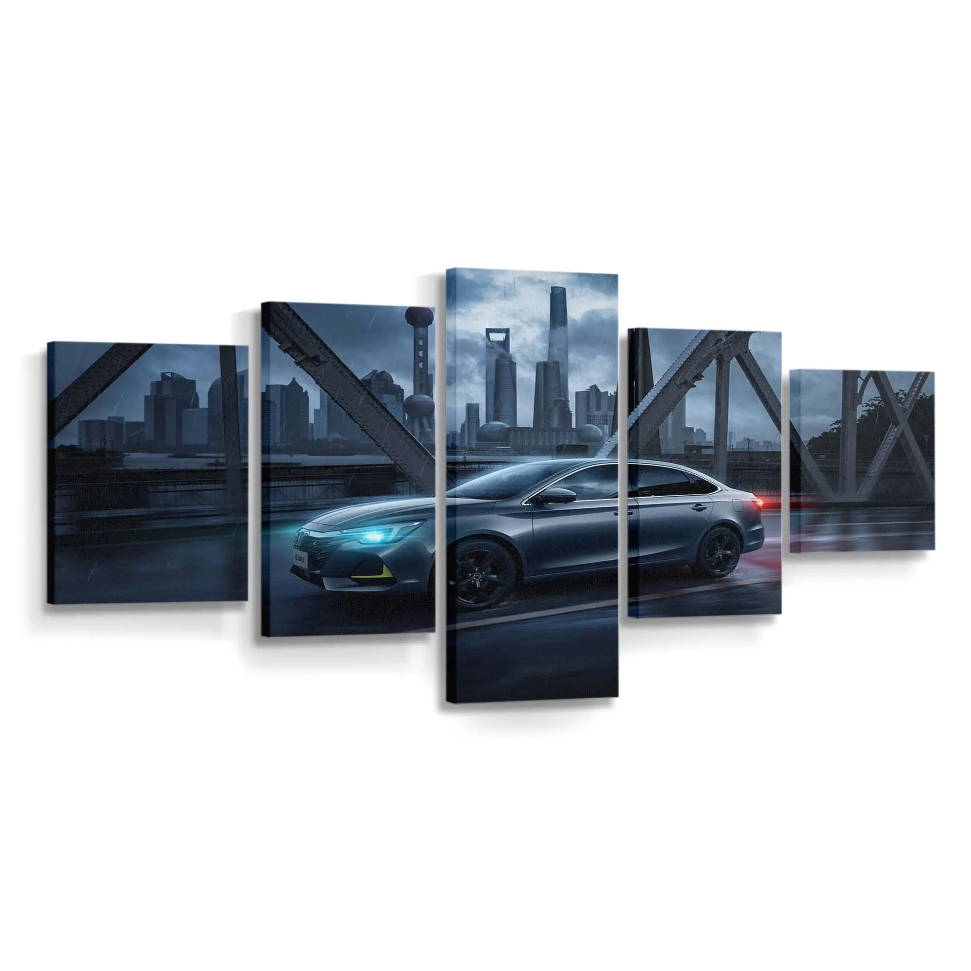 Moderne Roewe I6 Max Limousine – Automobil Wandbild