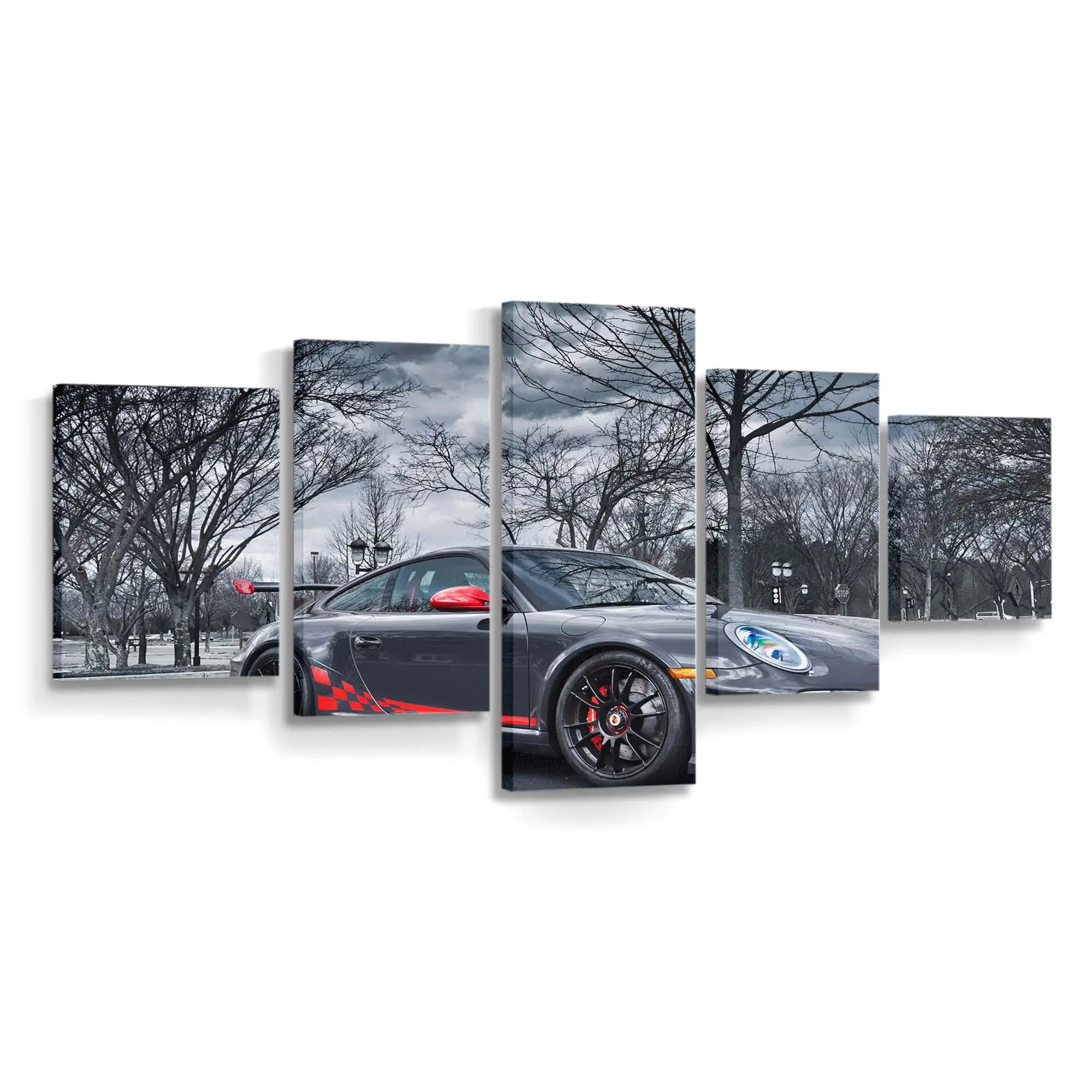 Porsche 911 Custom Tuning Profil – Custom Car Wandbild