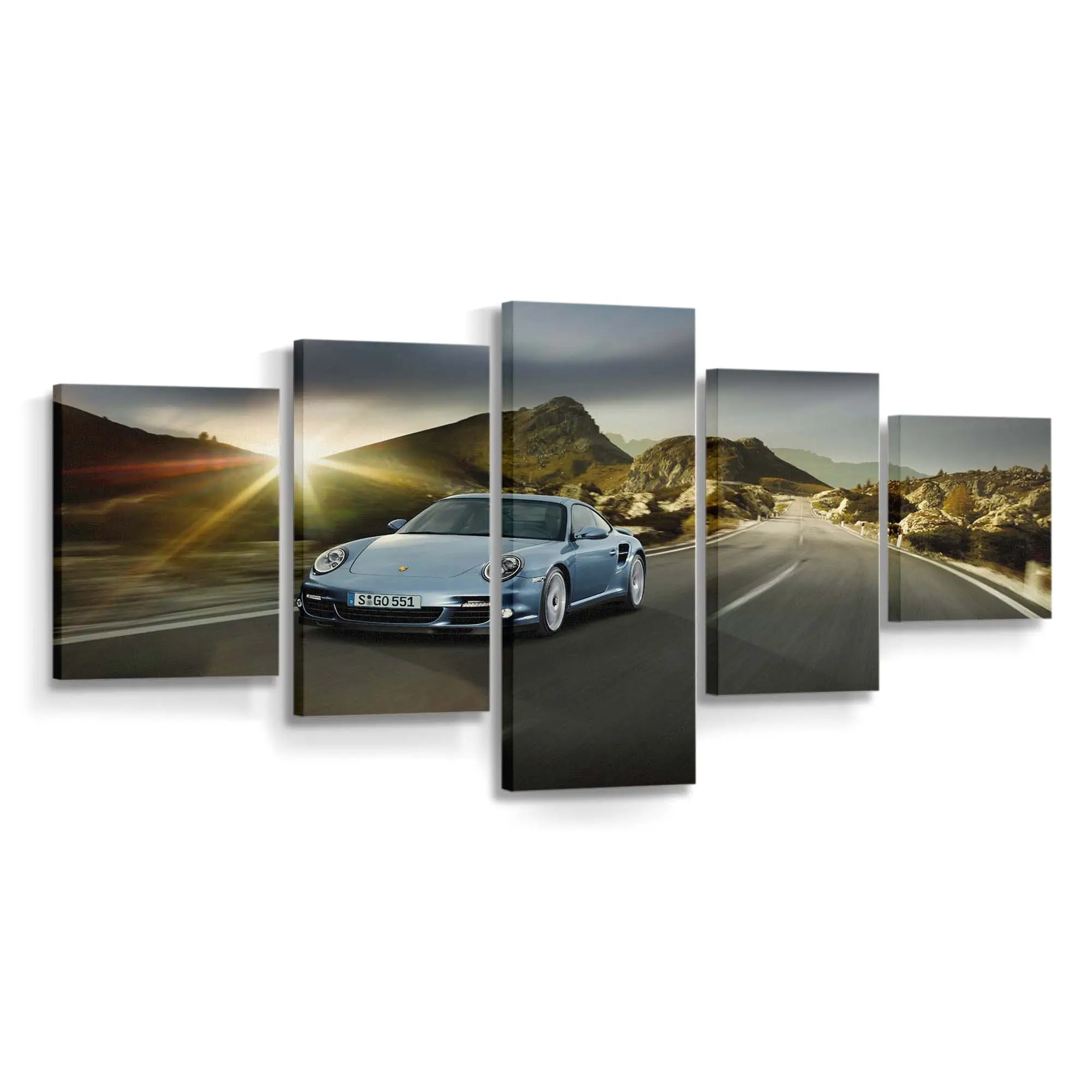 Porsche 911 Turbo S Coupé – Supercar Wandbild