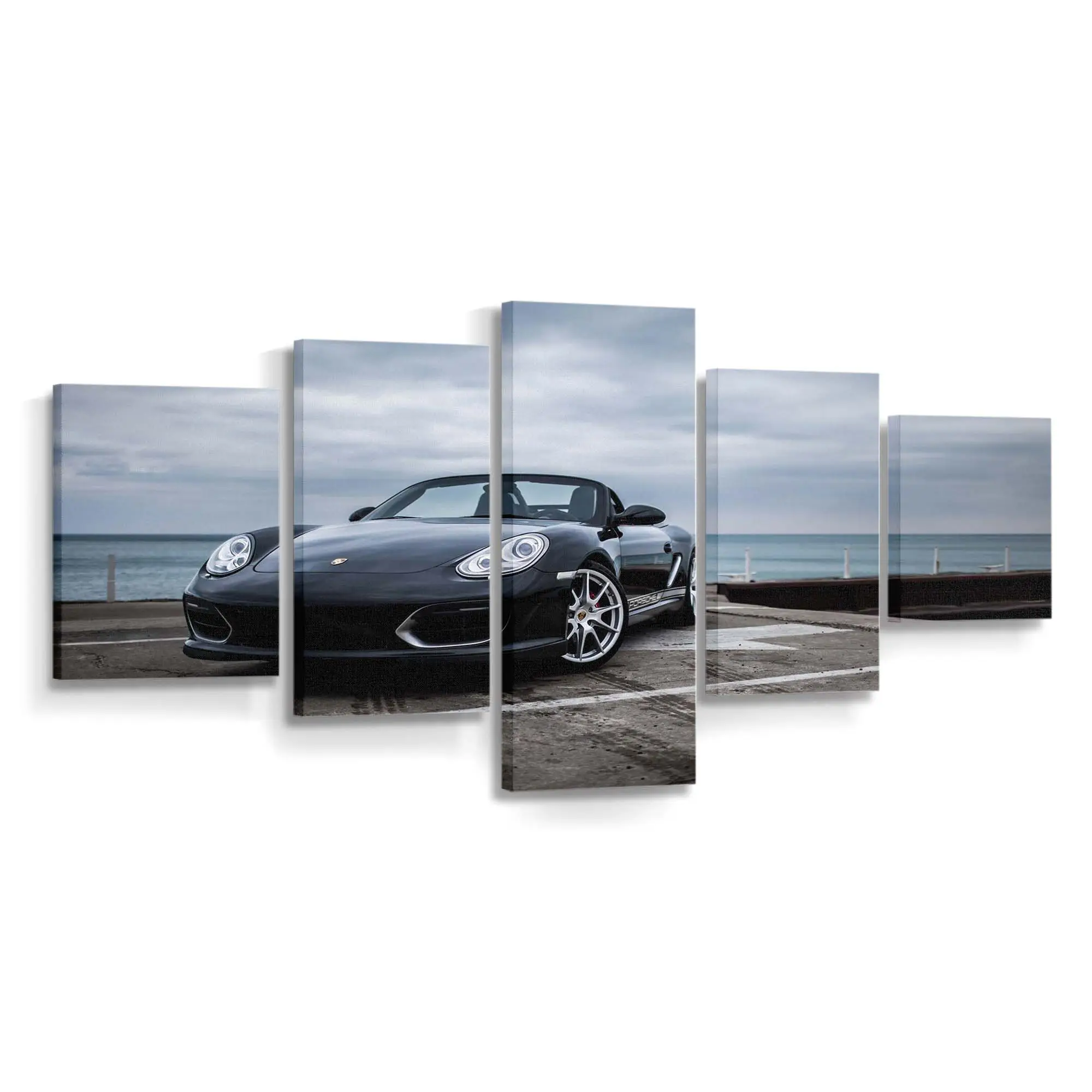 Porsche Boxster Spyder Cabrio – Sportwagen Leinwandbild