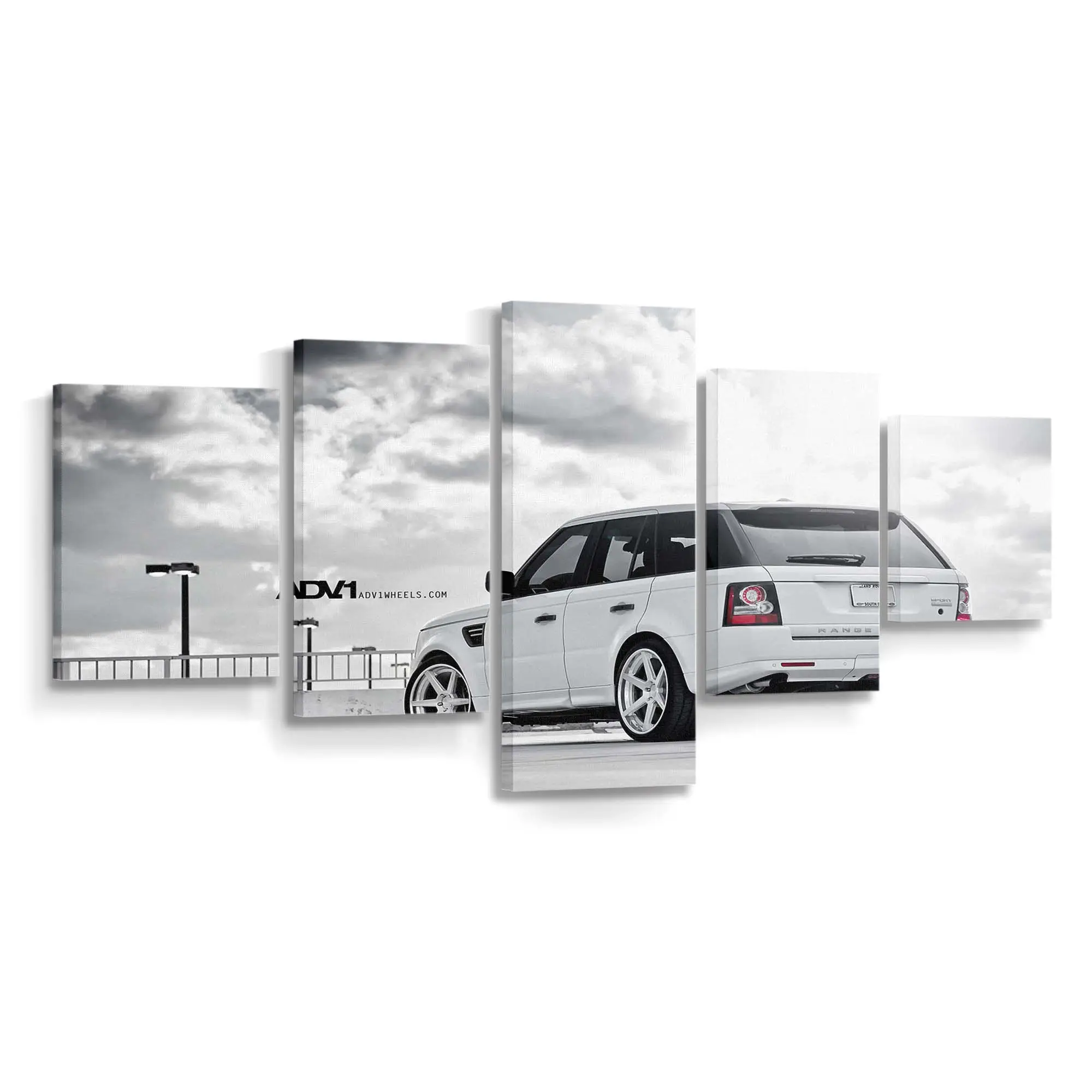 Range Rover Luxus-SUV mit ADV.1 Felgen – SUV Leinwandbild