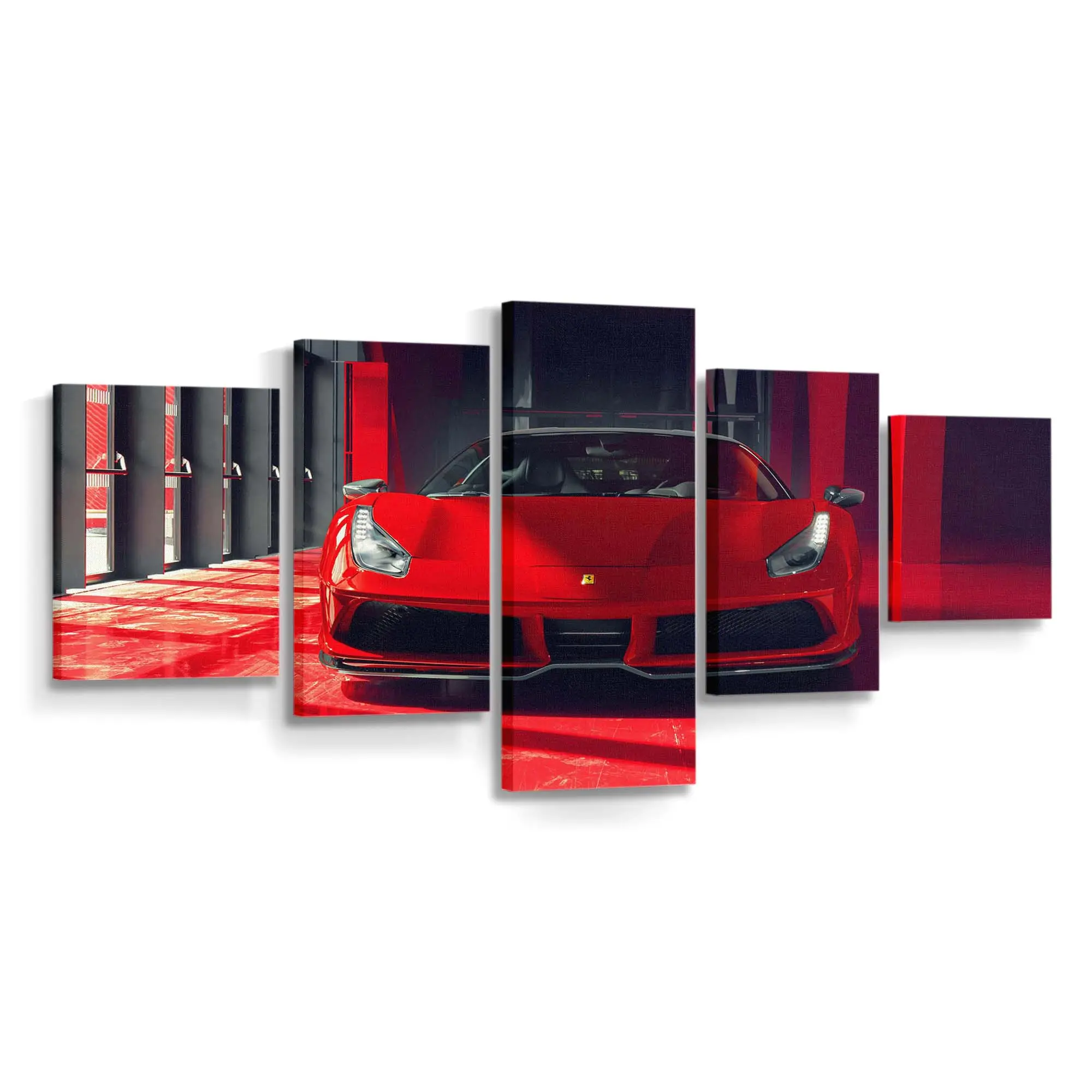 Roter 2018 Ferrari – Supercar Wandbild