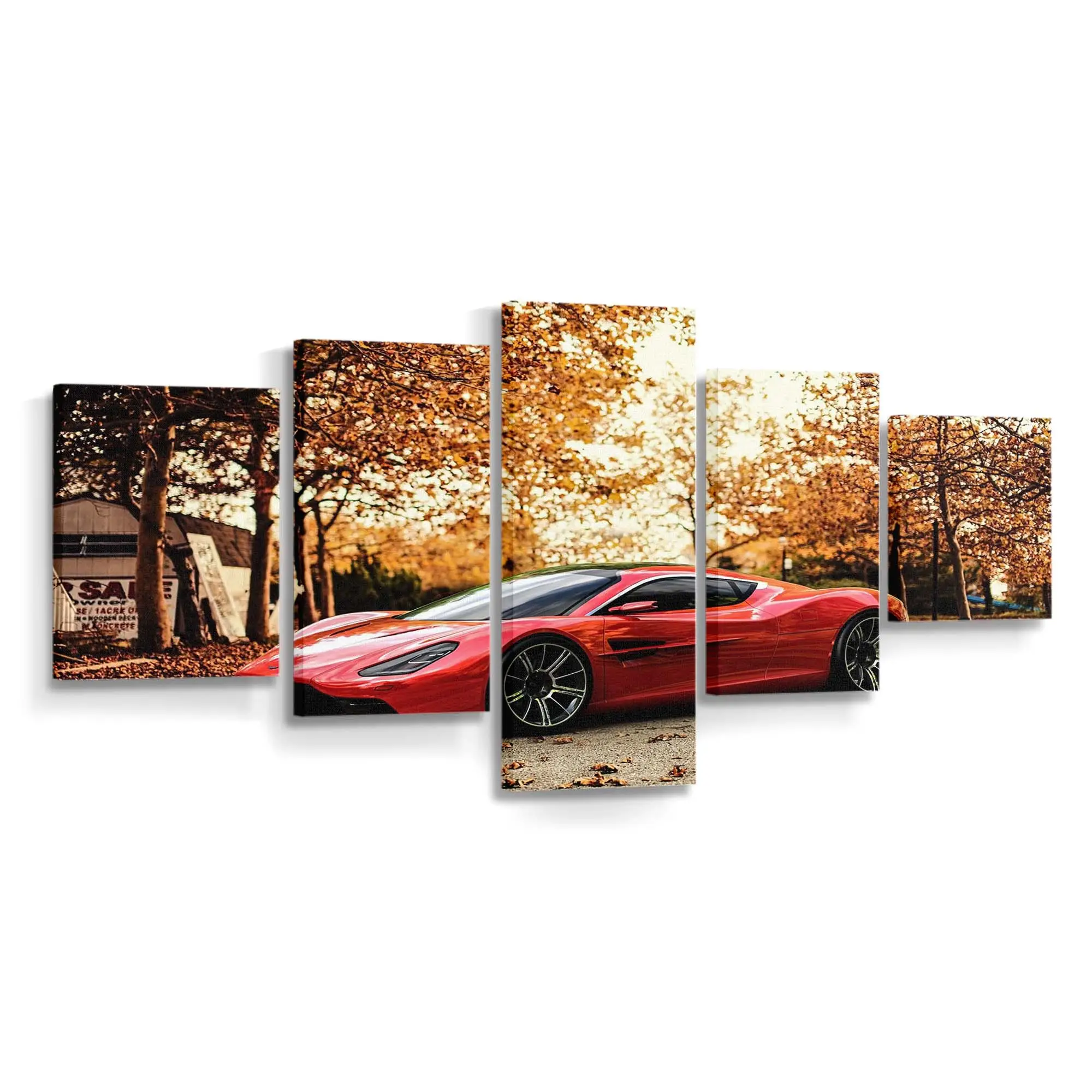 Roter Aston Martin DBC Concept – Concept Car Leinwandbild