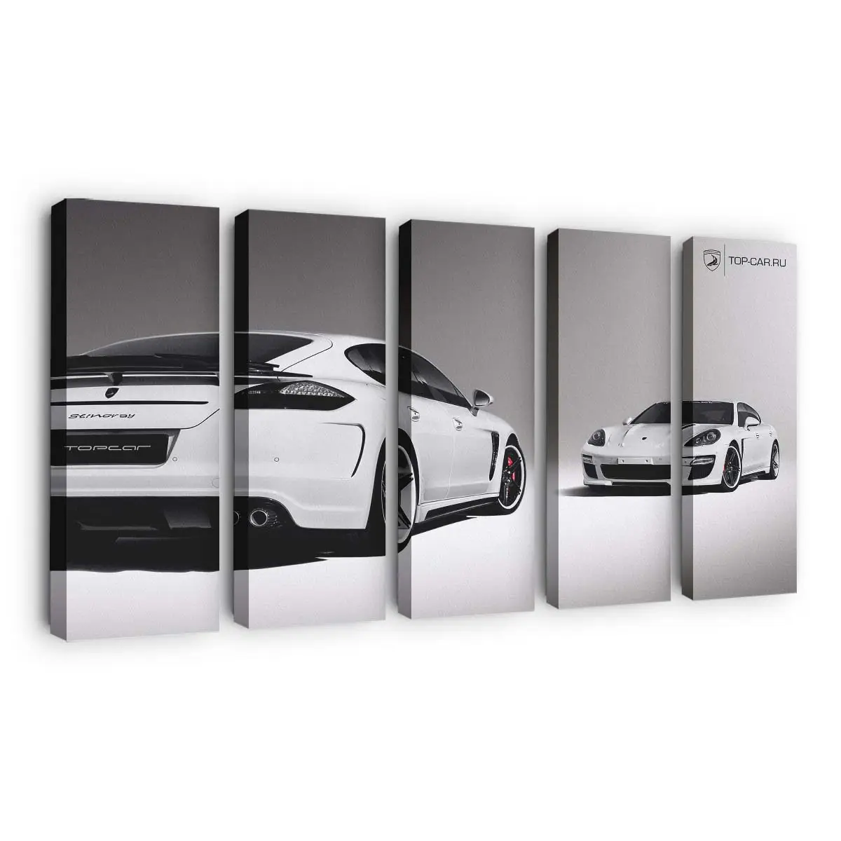 Custom Porsche Panamera Stingray Luxuslimousine – Custom Car Wandbild