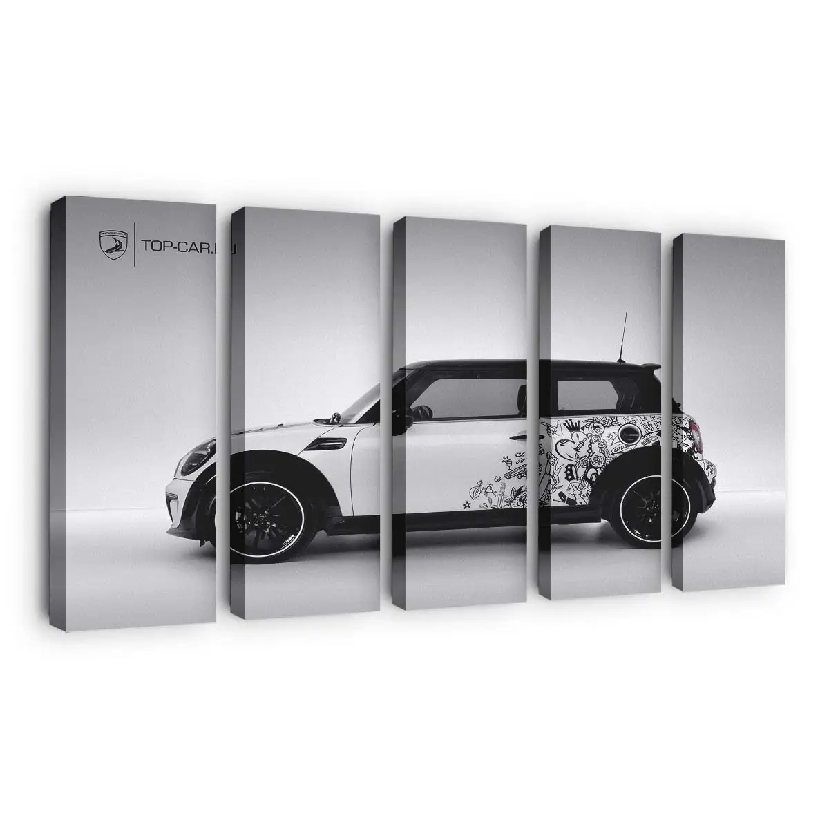 MINI Cooper S Bully Urban Street Style – Custom Car Wandbild