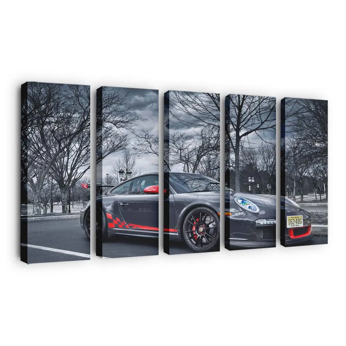 Porsche 911 Custom Tuning Profil – Custom Car Wandbild