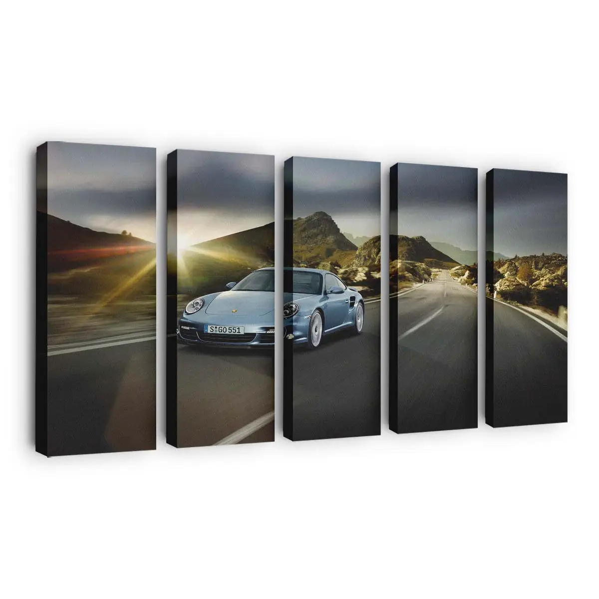 Porsche 911 Turbo S Coupé – Supercar Wandbild