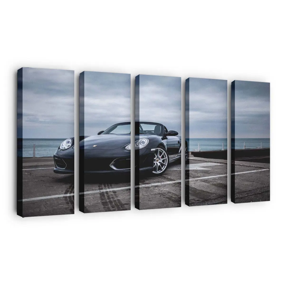 Porsche Boxster Spyder Cabrio – Sportwagen Leinwandbild