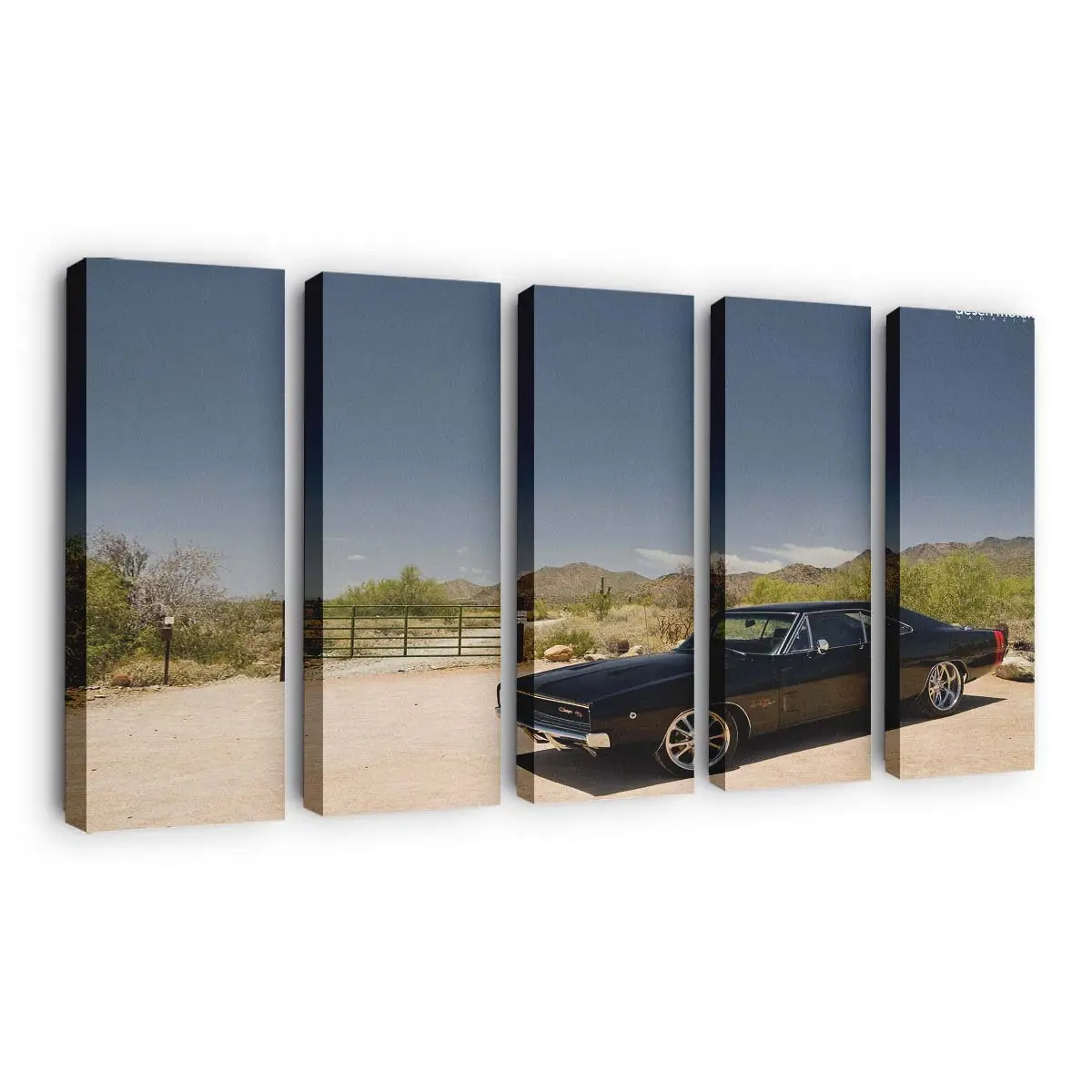 Restaurierter 1968 Dodge Charger – Klassik Auto Wandbild