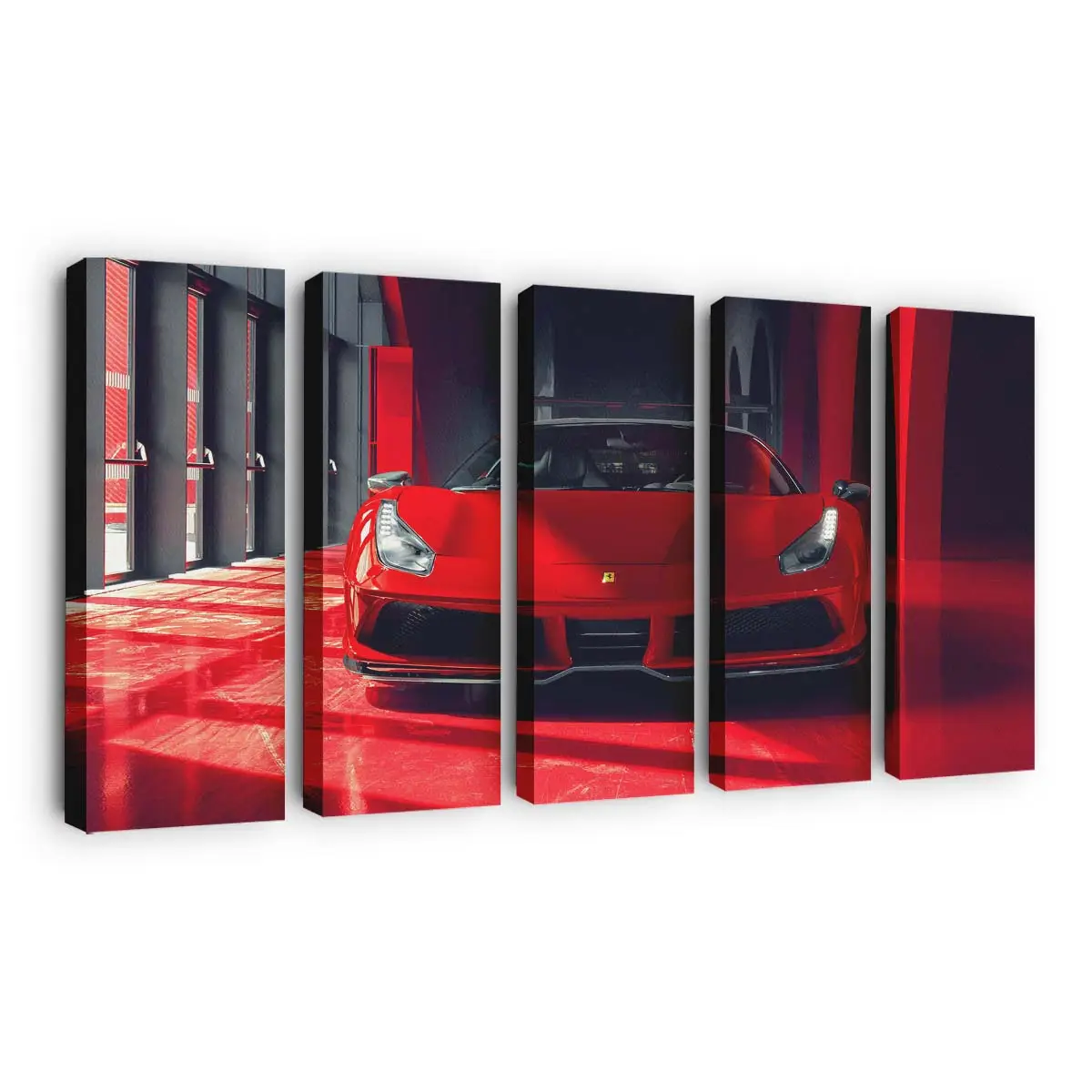 Roter 2018 Ferrari – Supercar Wandbild
