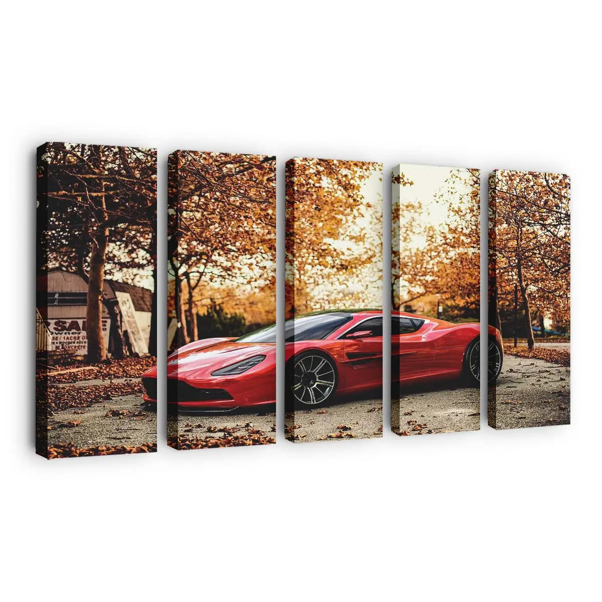 Roter Aston Martin DBC Concept – Concept Car Leinwandbild