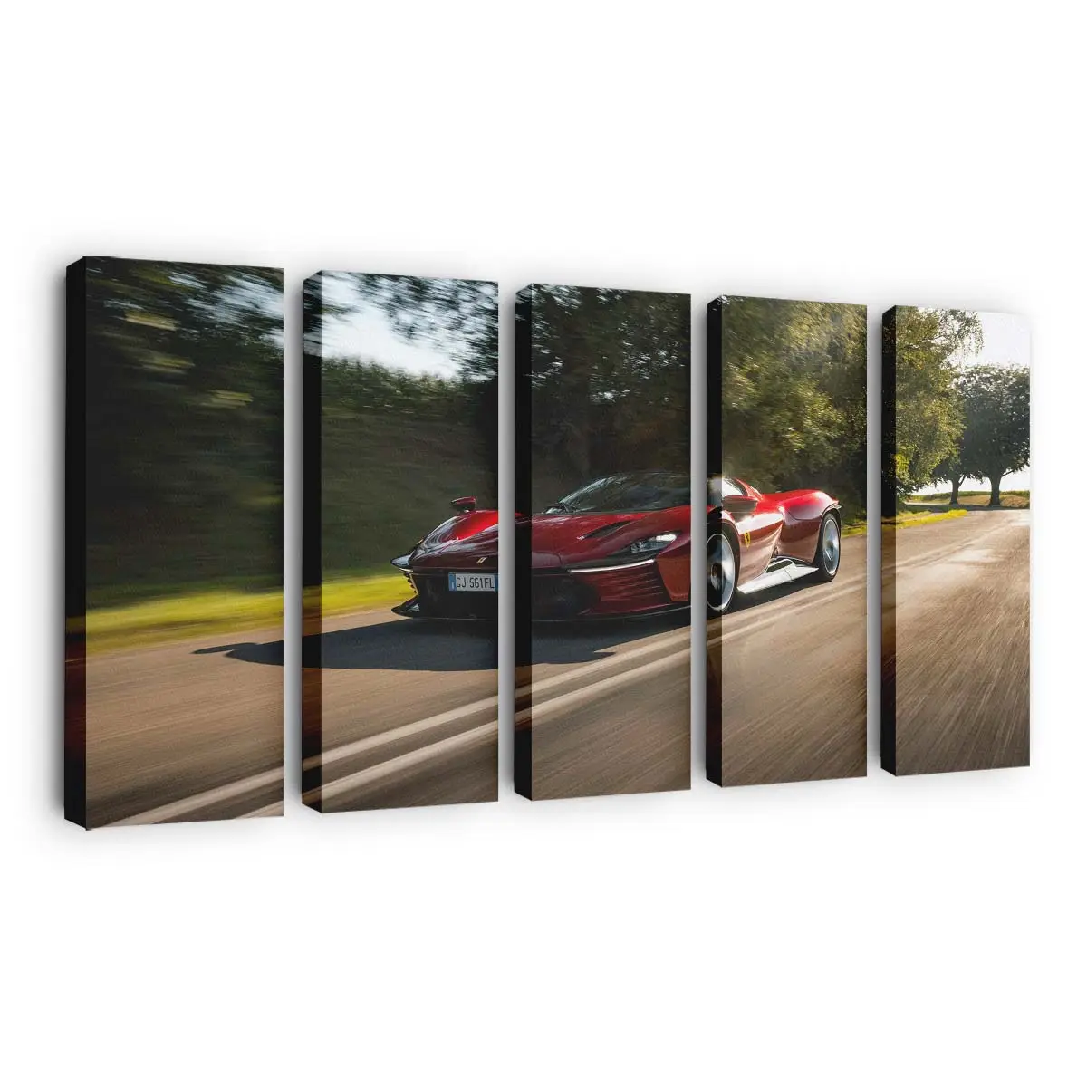 Roter Ferrari Daytona Sp3 – Supercar Wandbild