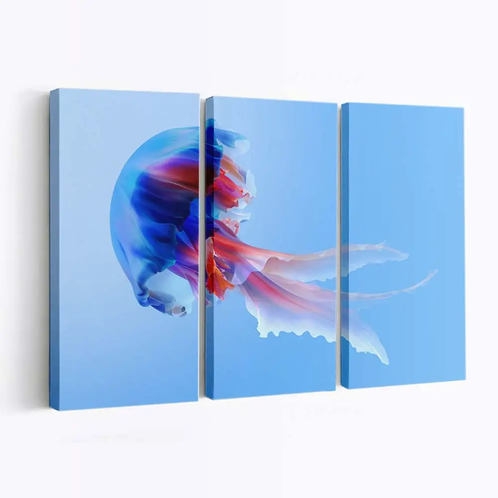Meereslebewesen im Aquarium – Aquarium Leinwandbild