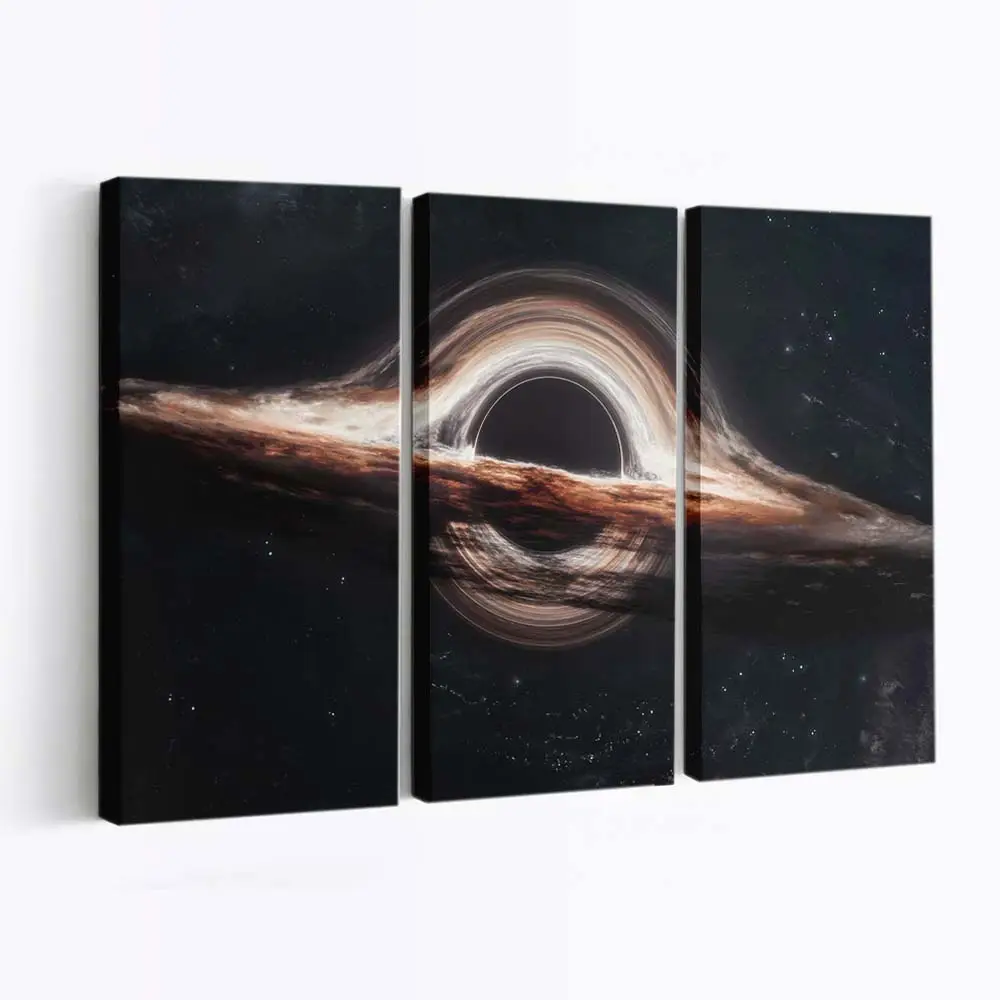 Akkretionsscheibe eines Supermassereichen Schwarzen Lochs – Weltraum Wandbild
