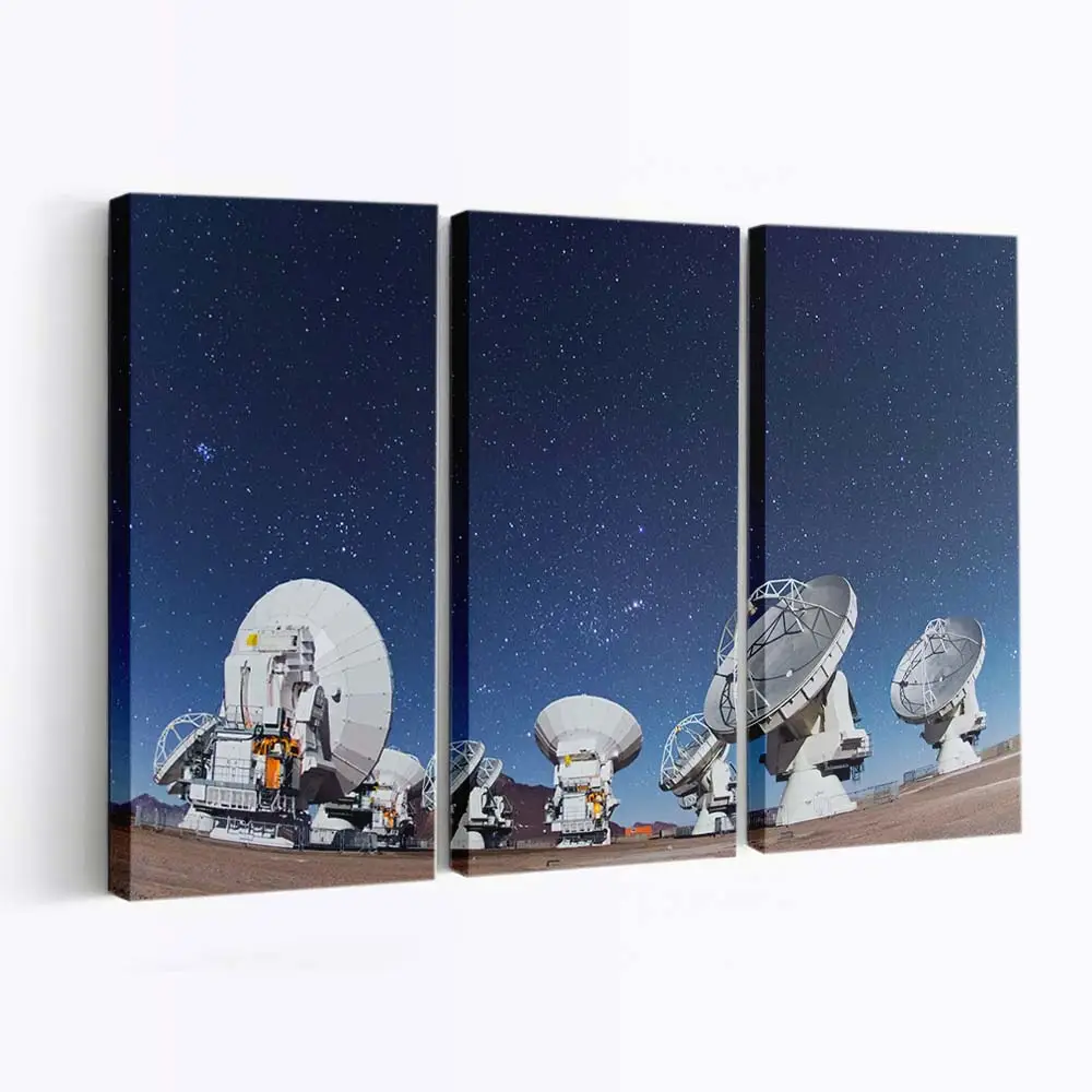 Alma-radioteleskope in den Anden – Astronomie Leinwandbild