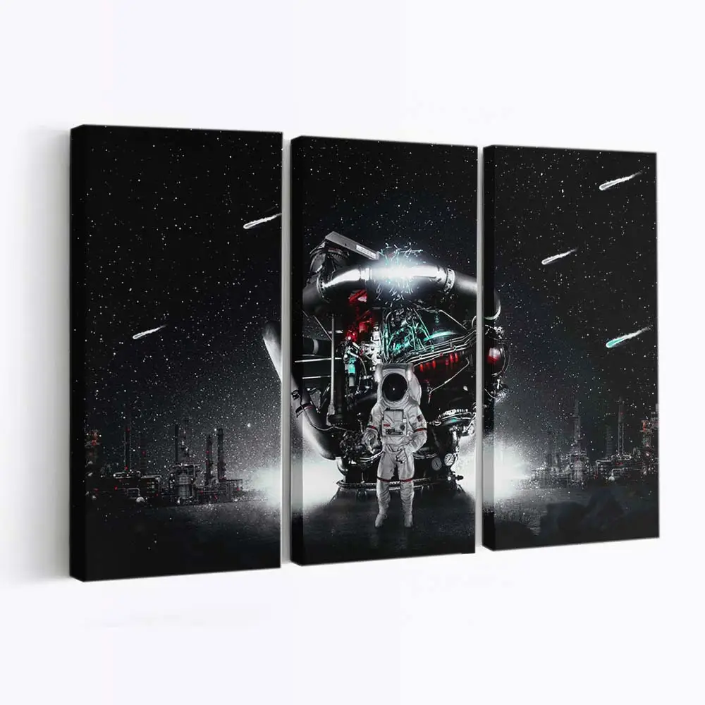 Astronaut im Tiefen Weltraum – Weltraum Wandbild