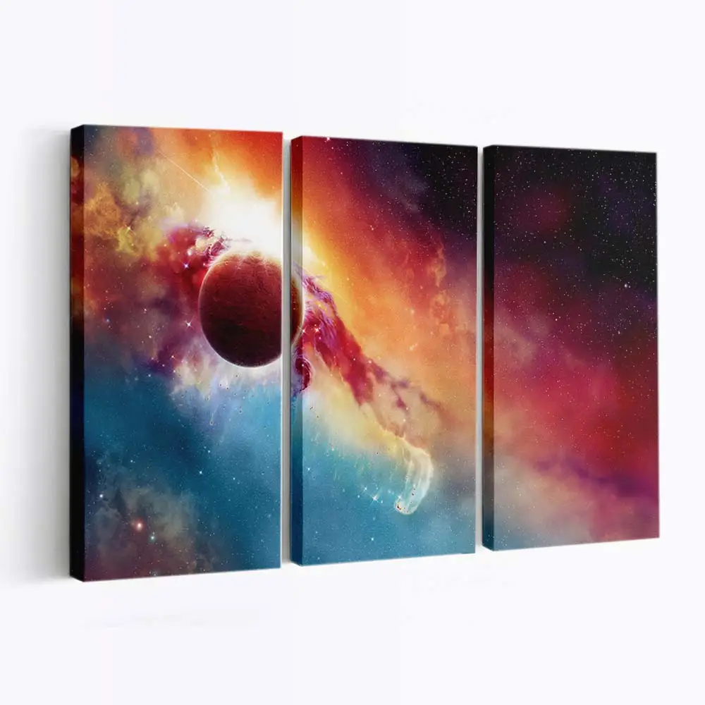 Blick Ins Universum – Weltraum Leinwandbild