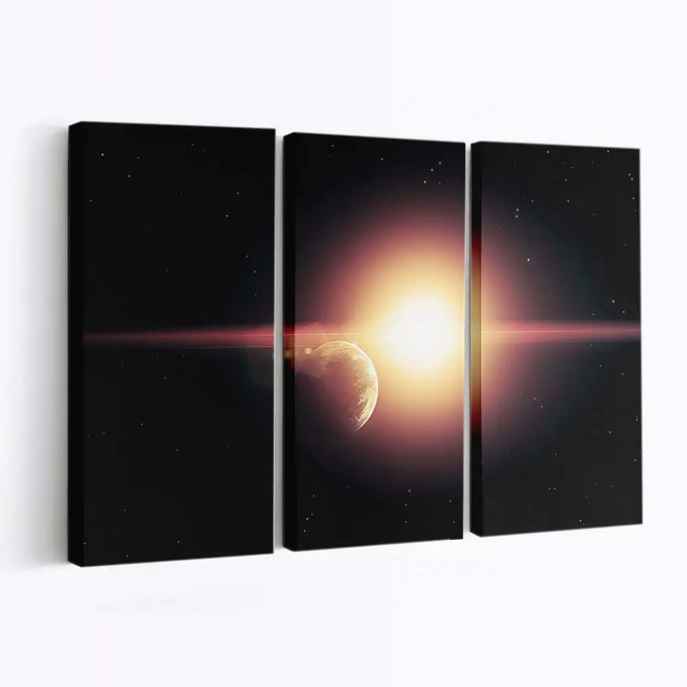 Digitales Sternen-artwork – Space Art Leinwandbild