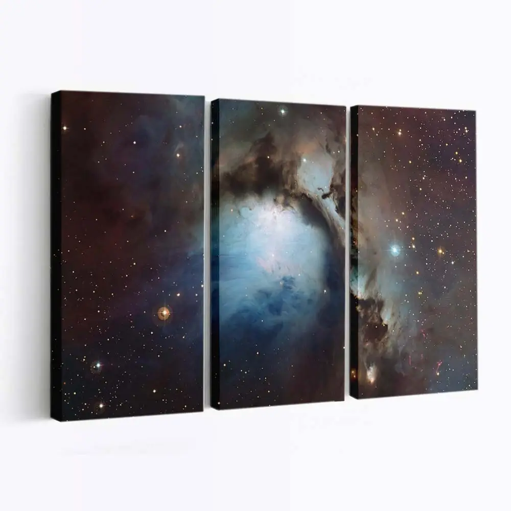 Gaswolken im Blue-hole-nebel – Weltraum Wandbild
