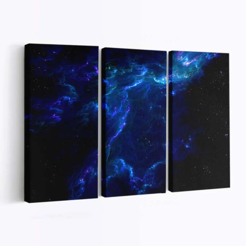 Kosmische Fantasy-landschaft – Sci-Fi Wandbild