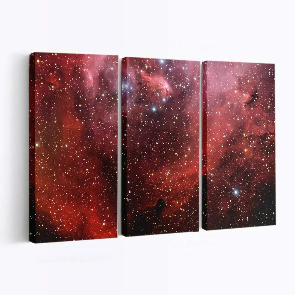 Millionen Sterne im Tiefen Weltraum – Sternenhimmel Leinwandbild