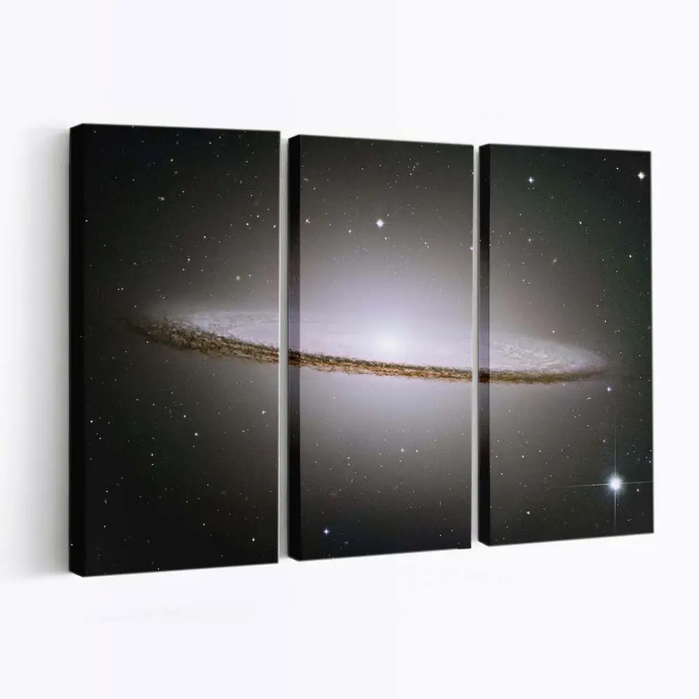 Sombrerogalaxie – Galaxie Leinwandbild
