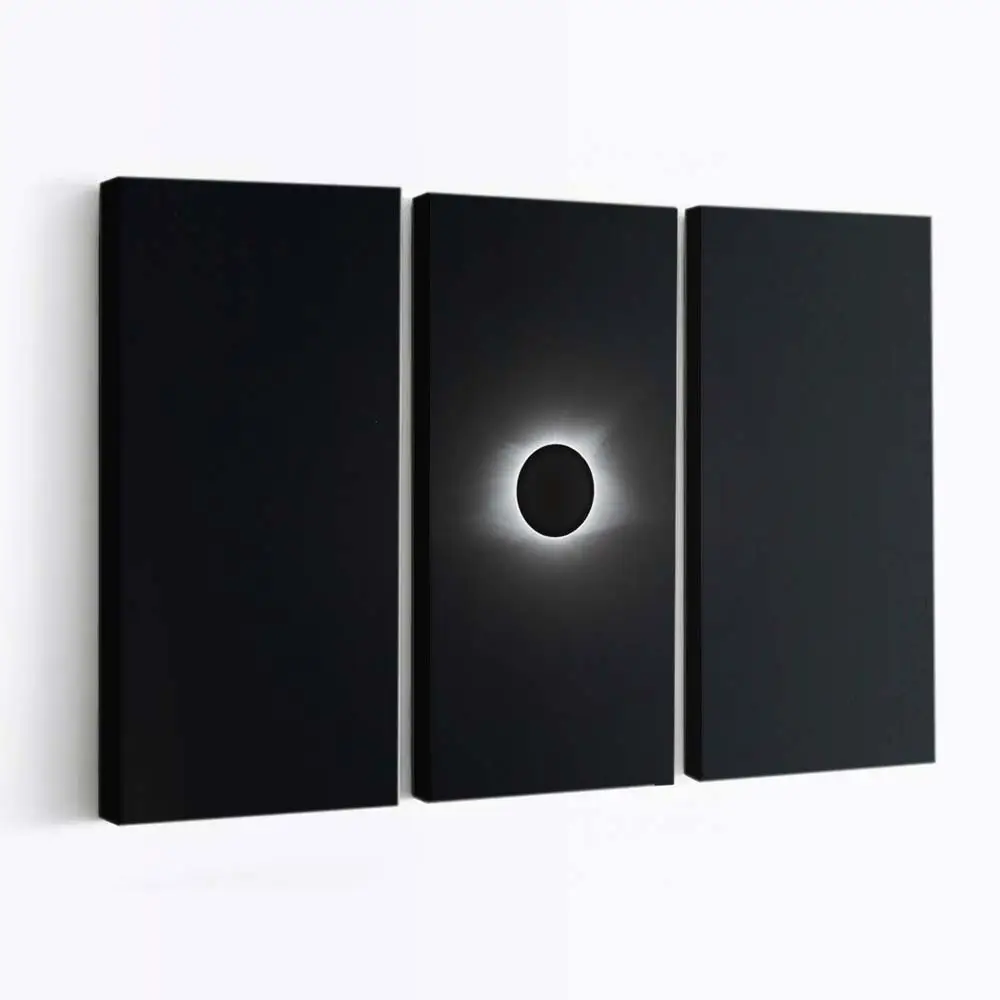 Sonnenkorona bei Totaler Sonnenfinsternis – Sonne Leinwandbild