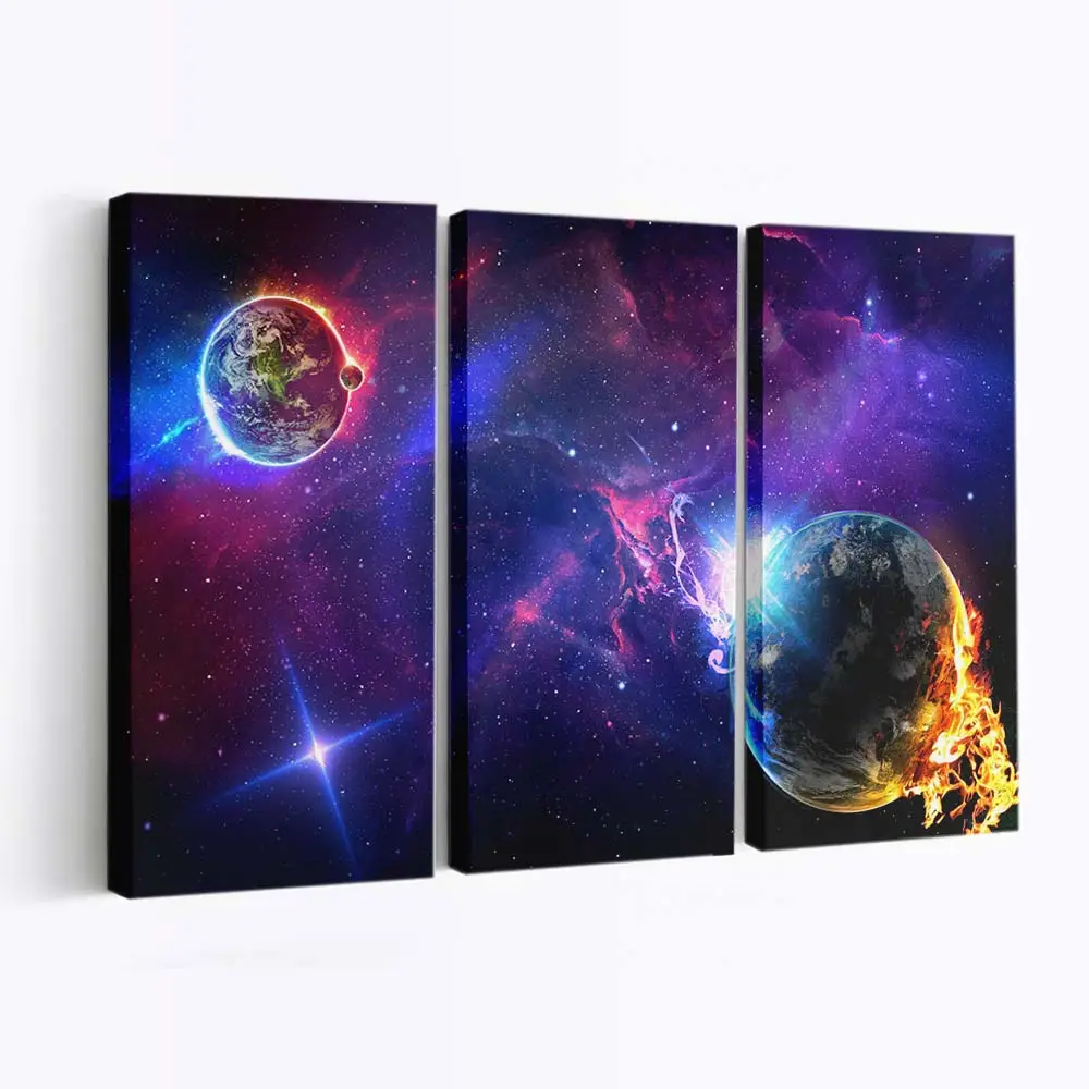 Space-Art Galaxien-nebel – Weltraum Wandbild