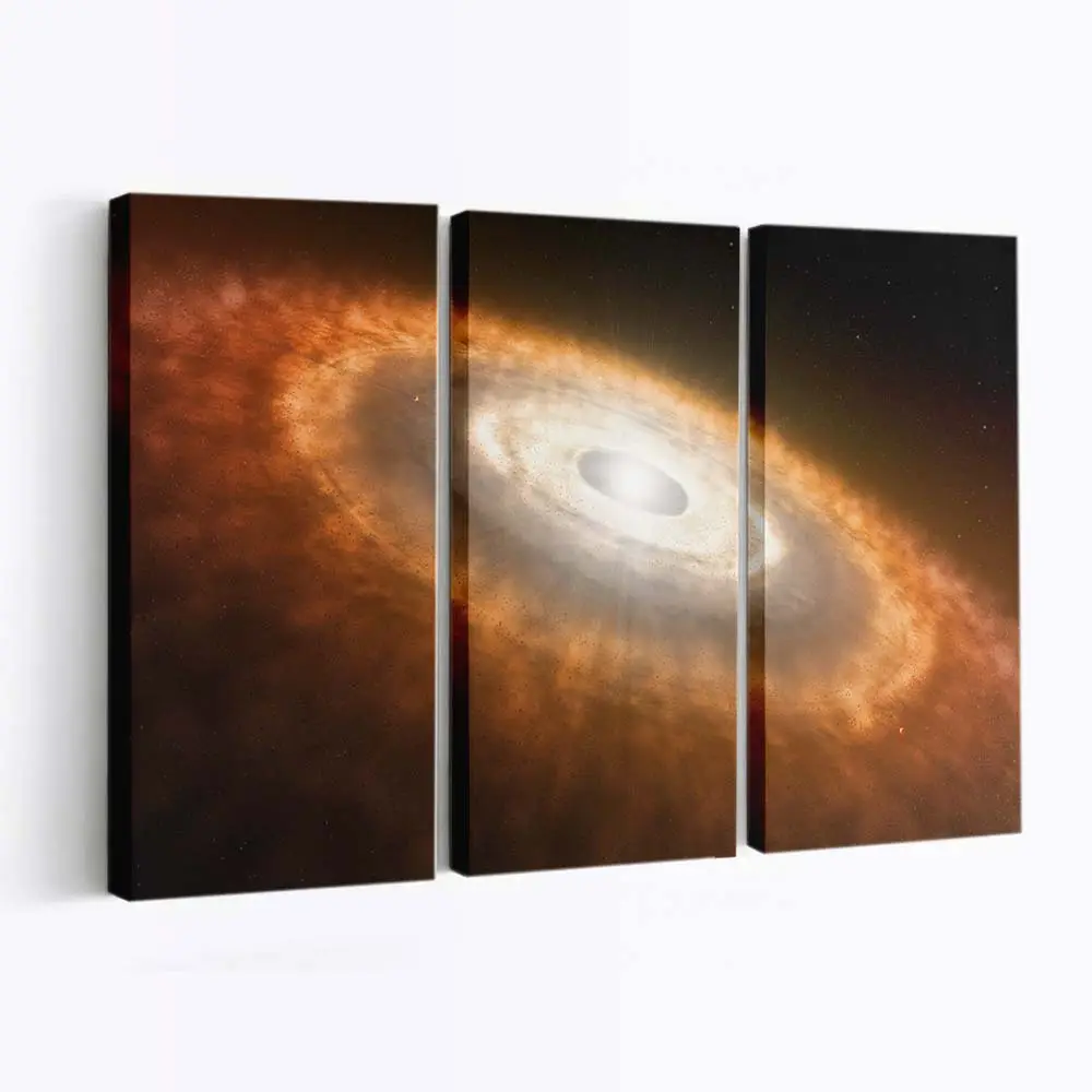 Sternengeburt in einer Nebelwolke – Weltraum Wandbild