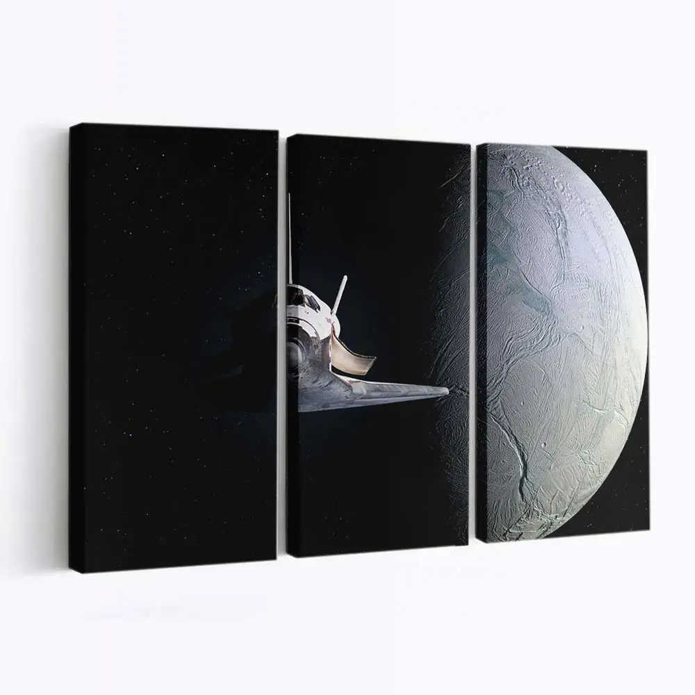 Weltraumforschungsmission – Raumfahrt Leinwandbild