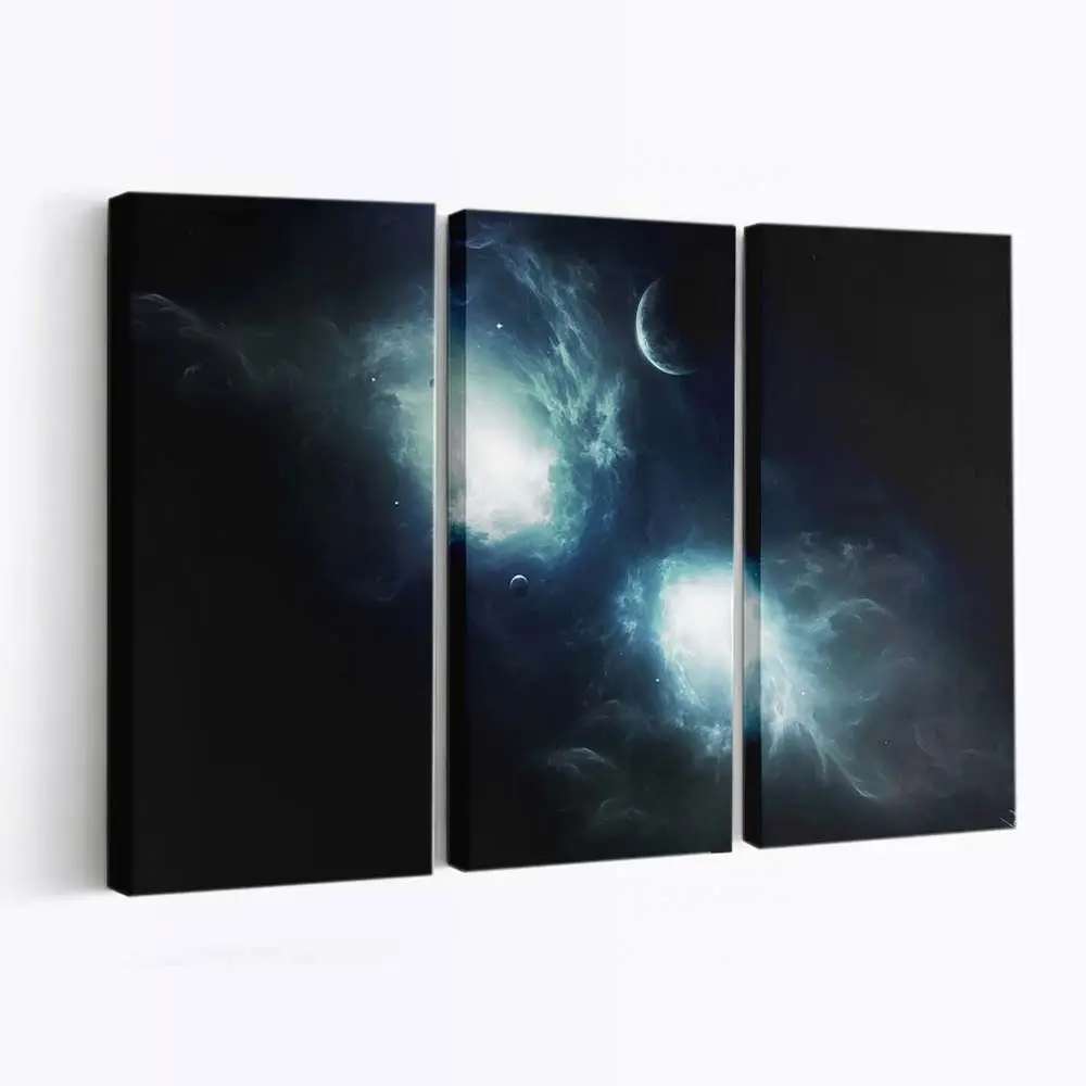Wurmloch-portal im Weltraum – Weltraum Wandbild